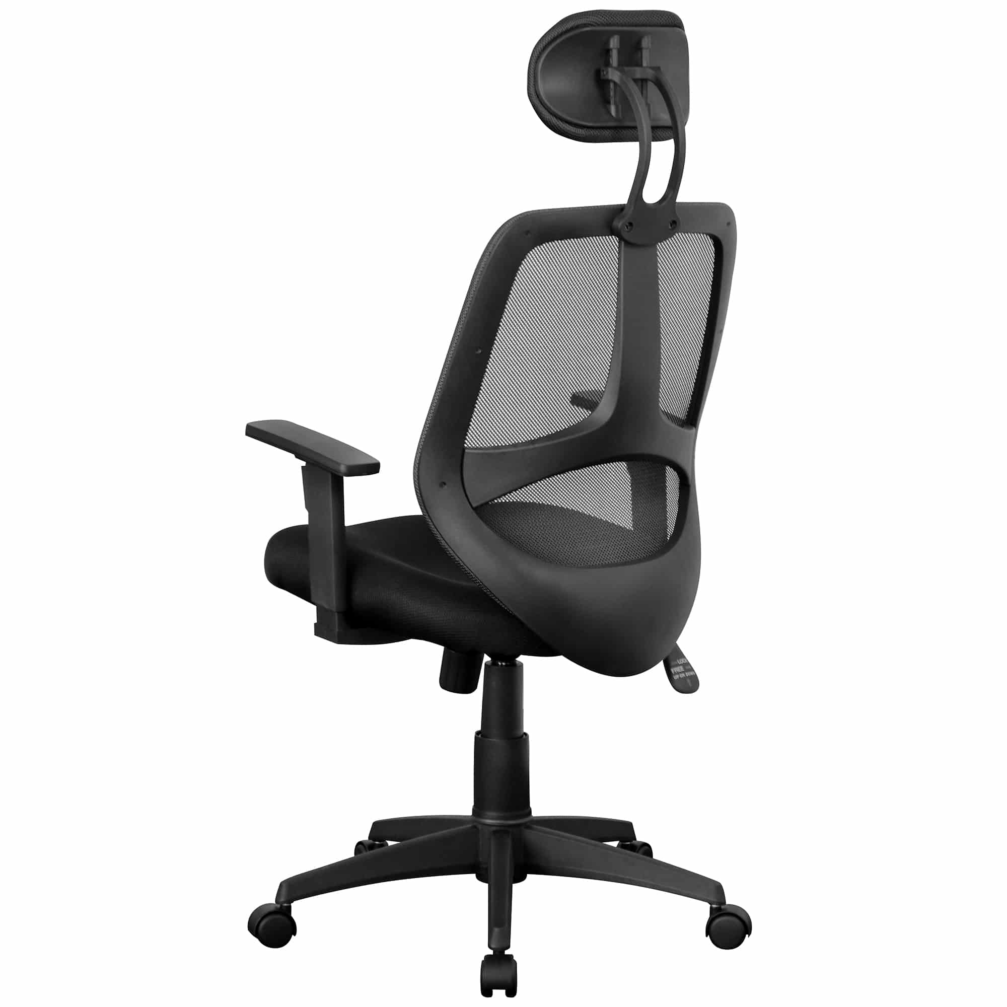 Bürostuhl Stoffbezug Schreibtischstuhl 120 kg Armlehne schwarz Chefsessel Drehstuhl Kopfstütze X-XL Bürostuhl Stoffbezug Schreibtischstuhl 120 kg Armlehne schwarz Chefsessel Drehstuhl Kopfstütze X-XL