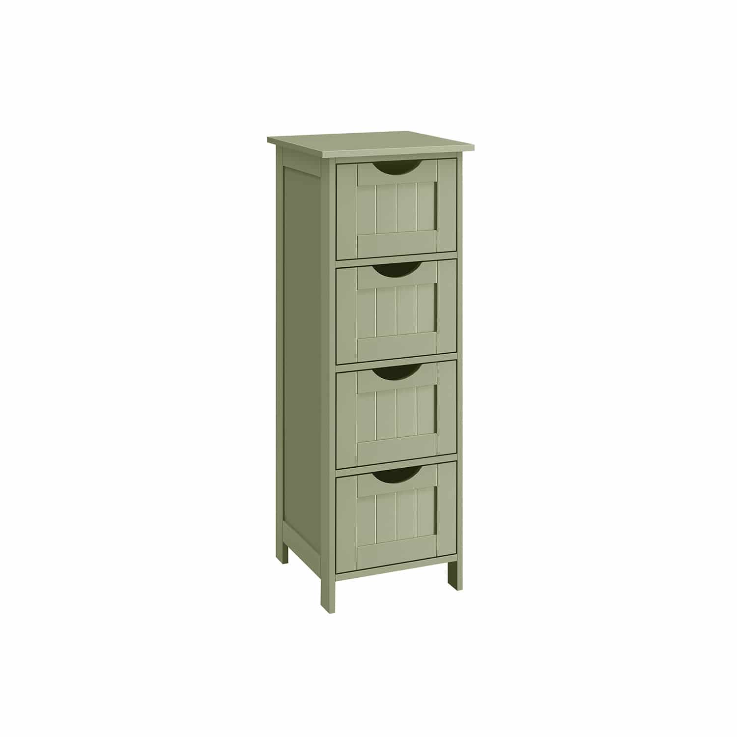 Badezimmerschrank 4 Schubladen 30 x 30 x 82 cm lorbeergrün Badezimmerschrank 4 Schubladen 30 x 30 x 82 cm lorbeergrün
