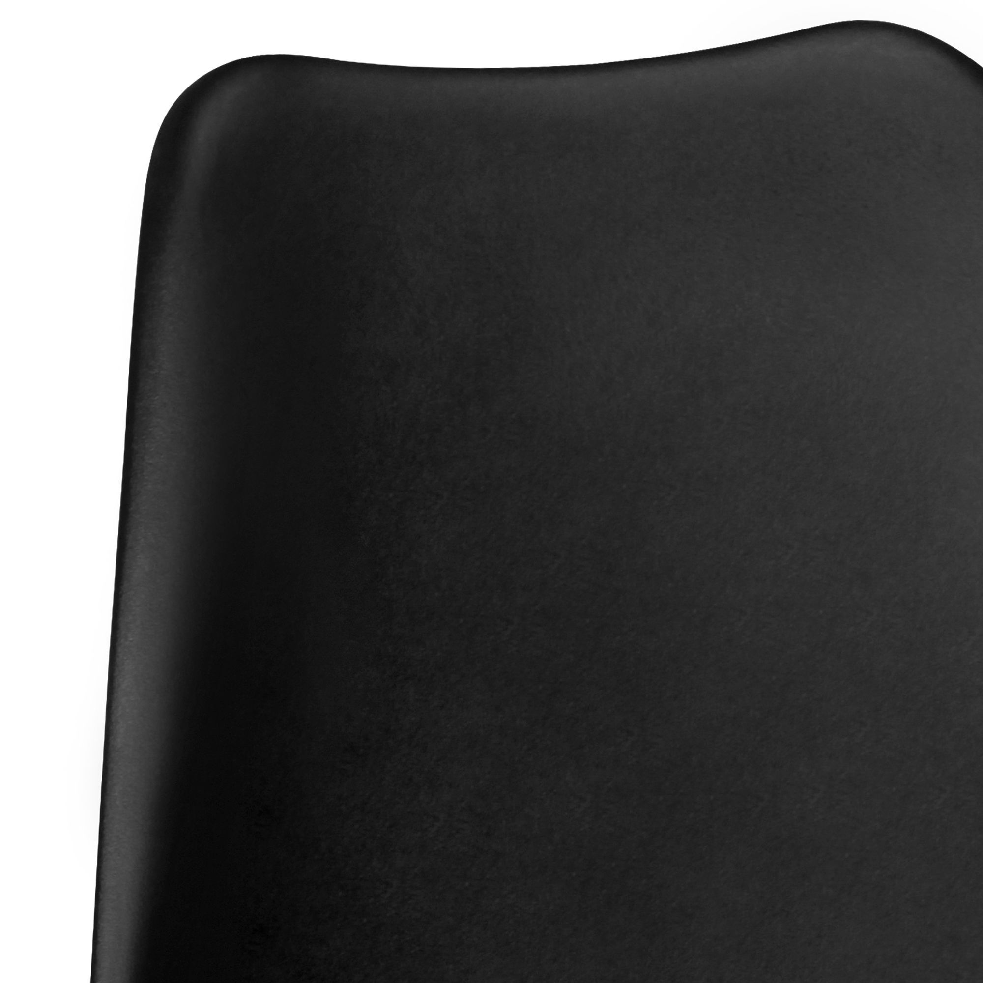 55624-WOHNLING-2er-Set-Retro-Esszimmerstuhl-schwarz-mit-schwarzen-Beinen-WL6-134-WL6-134_8 2er Set Retro Esszimmerstuhl Schwarz mit Schwarzen Beinen