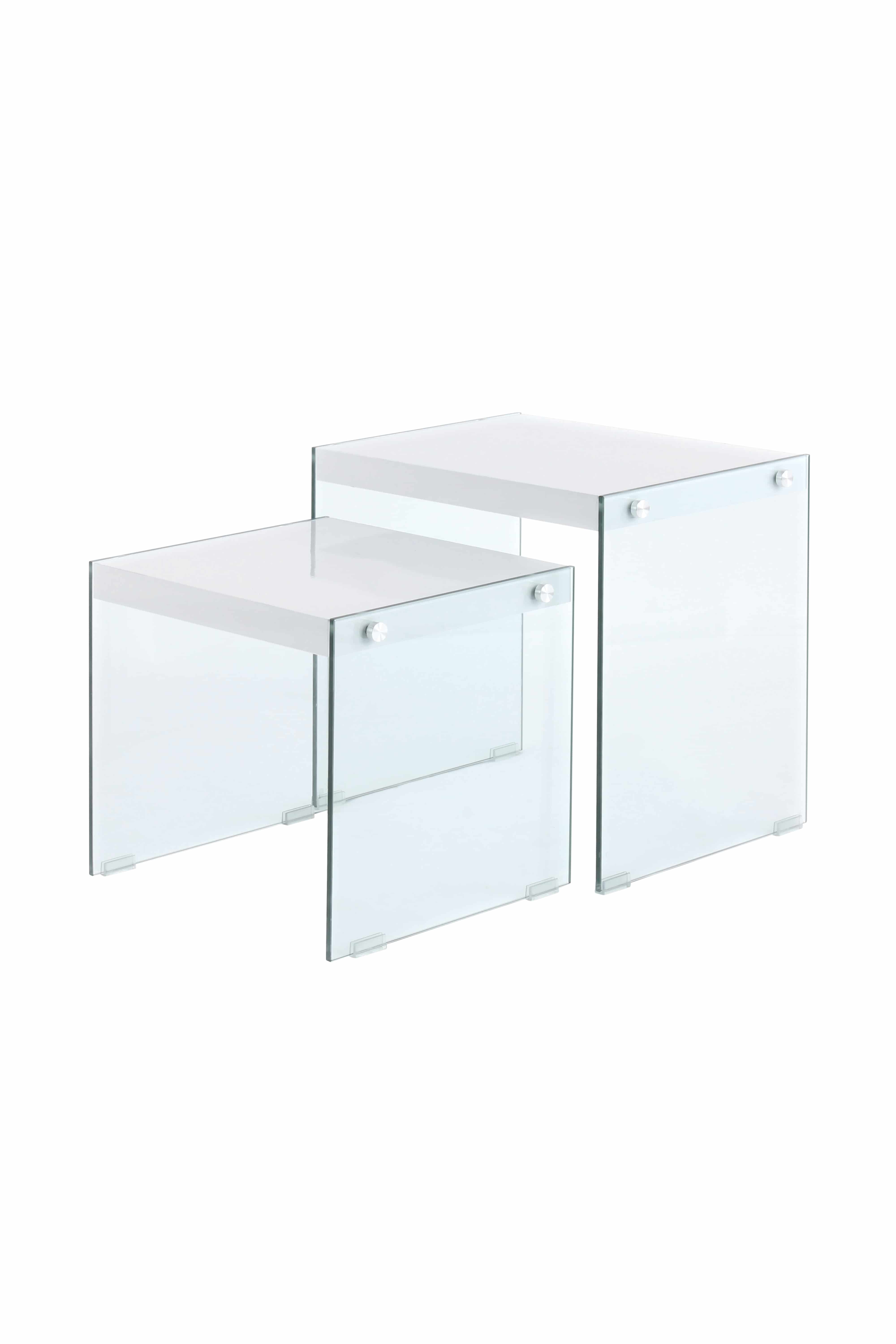 Beistelltisch 2er-Set Elementary 125 Weiß