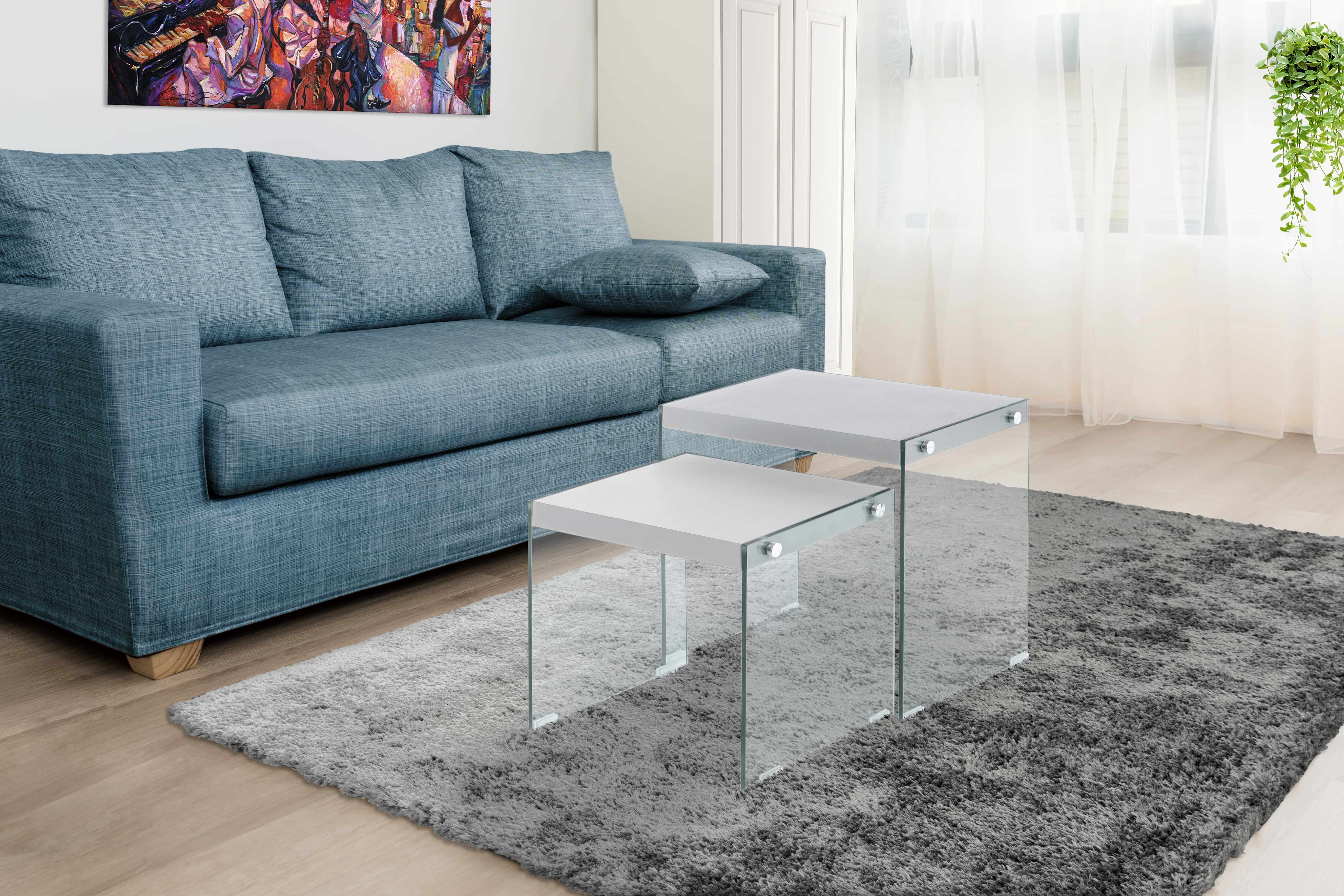 Beistelltisch 2er-Set Elementary 225 Silber Beistelltisch 2er-Set Elementary 225 Silber