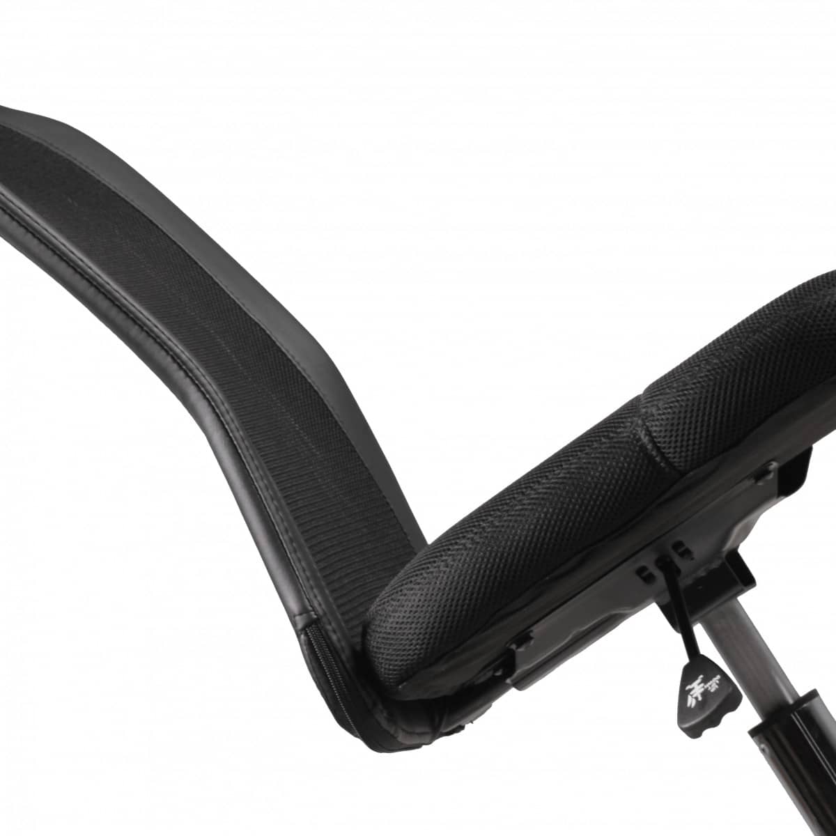 40253-AMSTYLE-Jugendstuhl-Lukas-Drehstuhl-Netz-sc_5 Kinder-Schreibtischstuhl SALERNO für Kinder ab 6 mit Lehne Rollen Kinder-Drehstuhl Kinder-Bürostuhl ergonomisch höhenverstellbar Jugendstuhl für Mädchen Jungen Schwarz Kinderzimmerstuhl