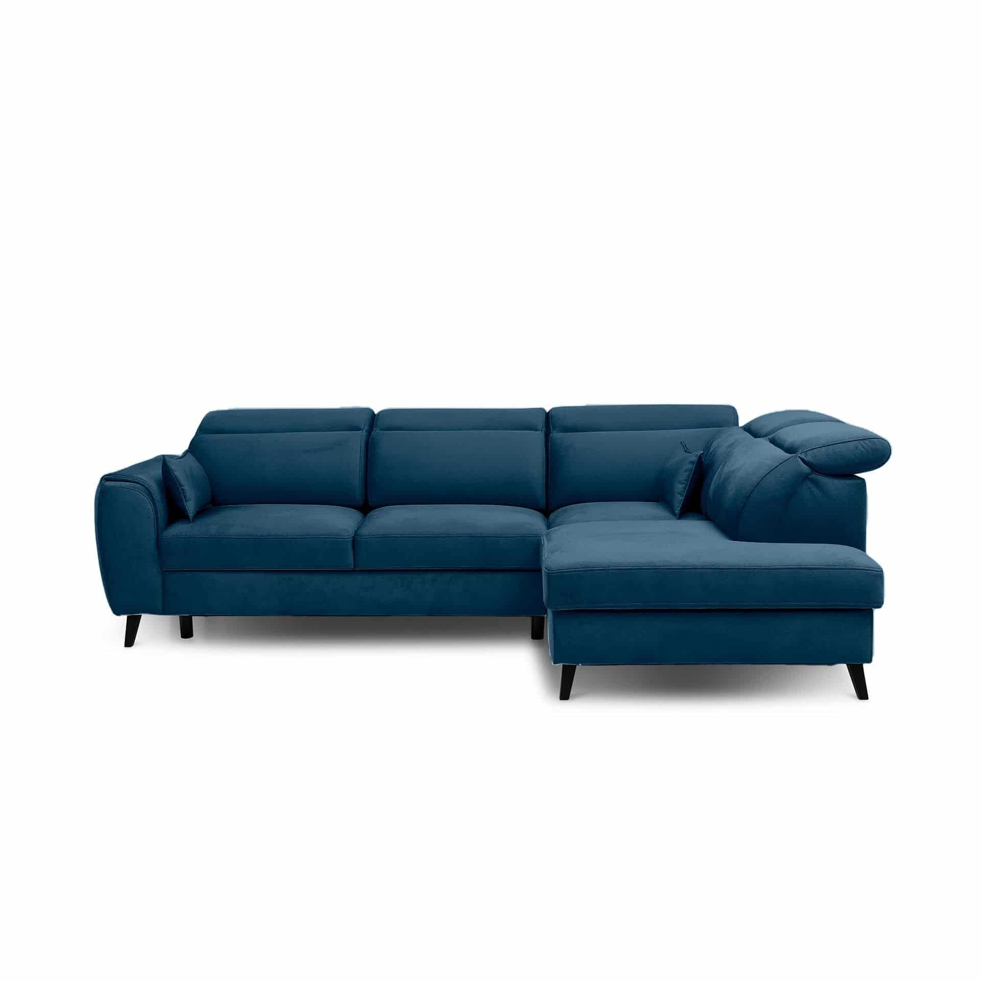 Ecksofa Noble mit Schlaffunktion, Bettkasten und Nube-Bezug Ecksofa Noble mit Schlaffunktion, Bettkasten und Nube-Bezug