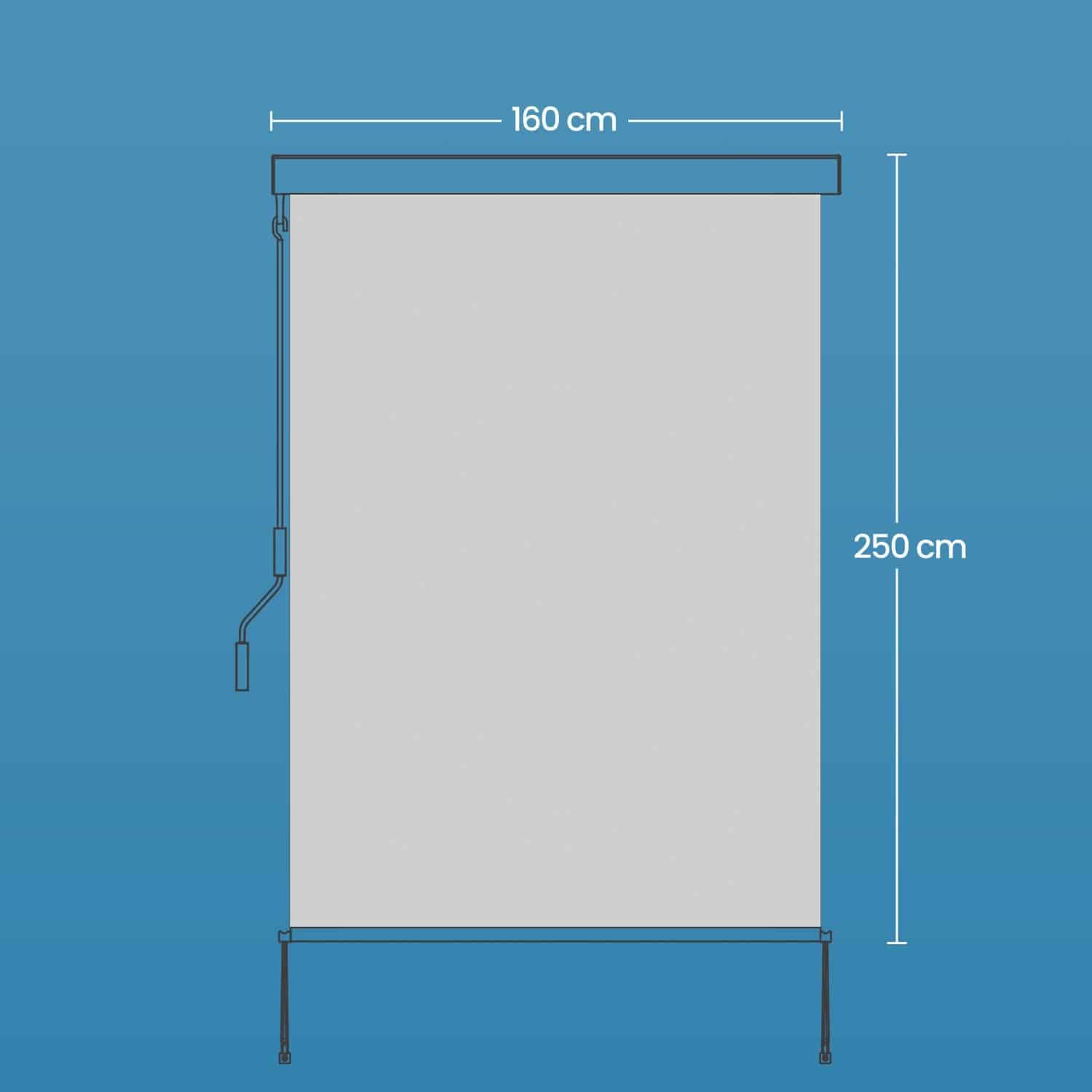Senkrechtmarkise, ausziehbar, 2 Senkrechtmarkise, ausziehbar, 2