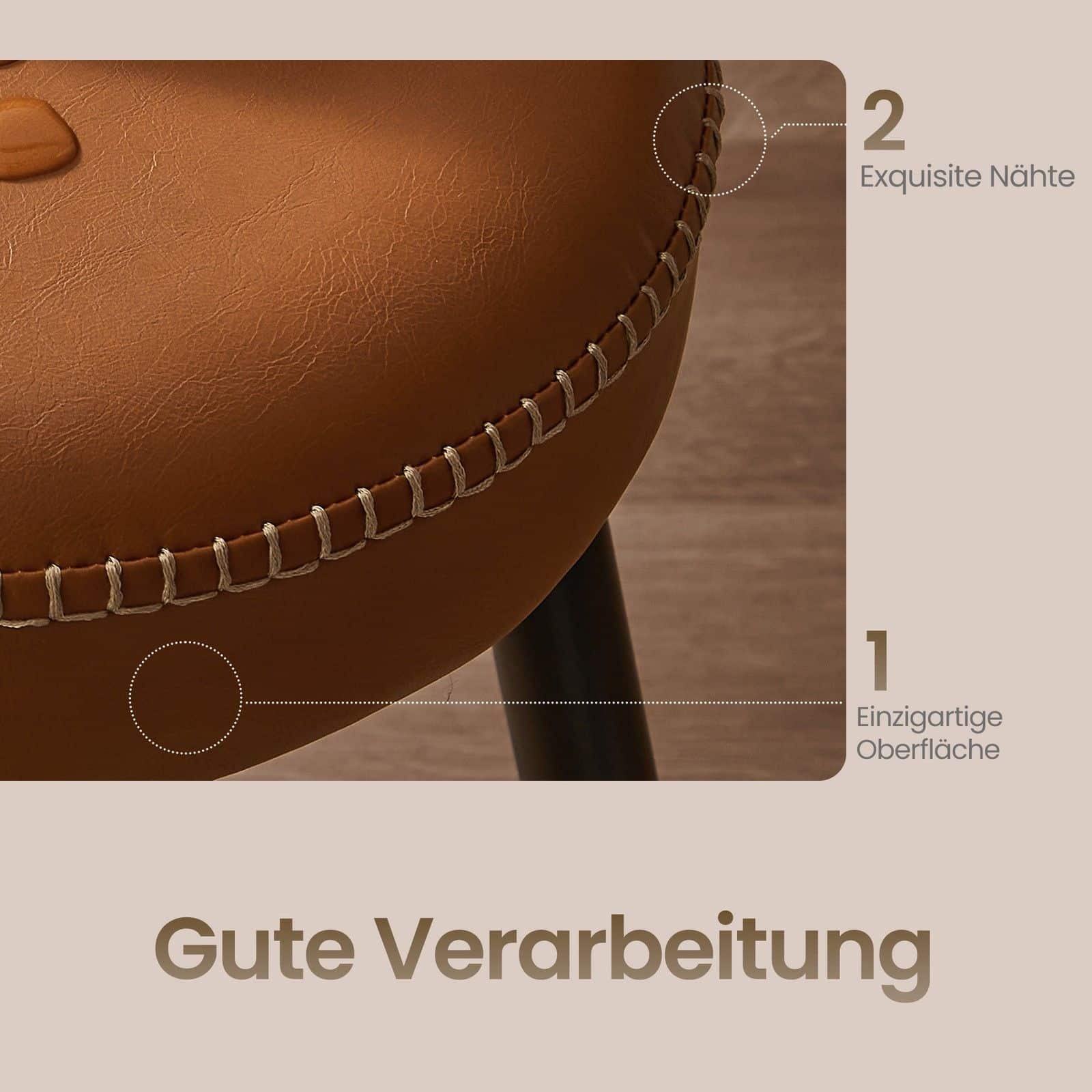 Barhocker 2er Set, Thekenhocker, Küchenstuhl Barhocker 2er Set, Thekenhocker, Küchenstuhl