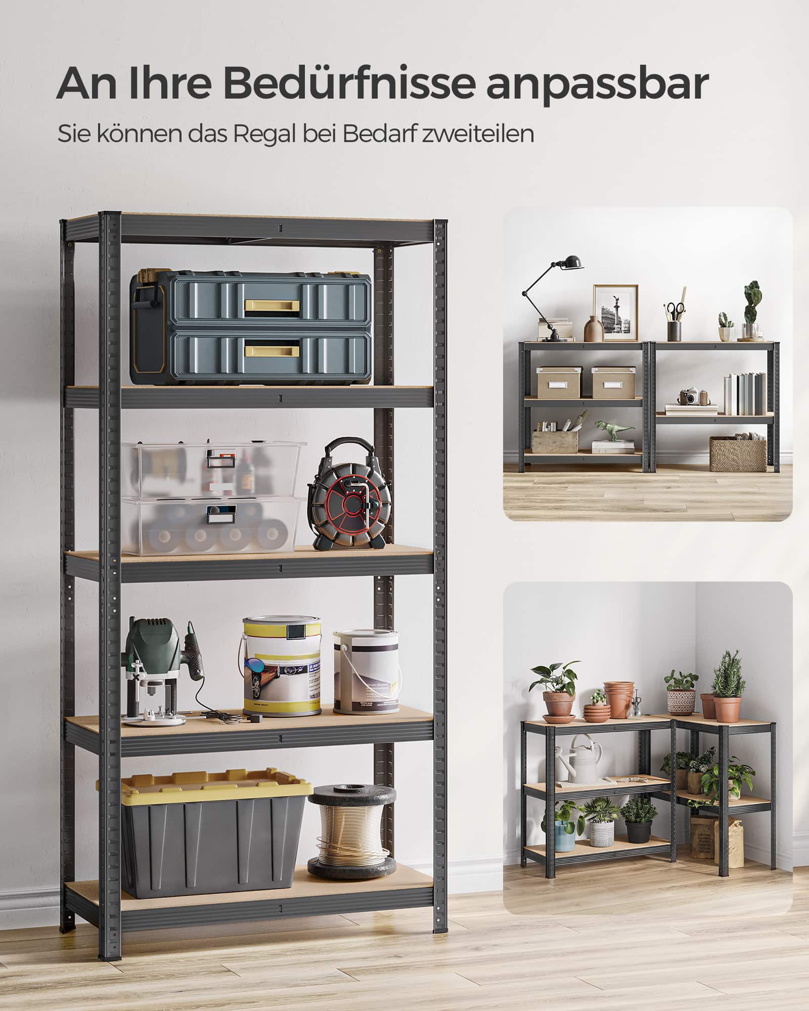 Schwerlastregal 180 x 90 x 40 cm-B34GLR040G01 Schwerlastregal 180 x 90 x 40 cm-B34GLR040G01