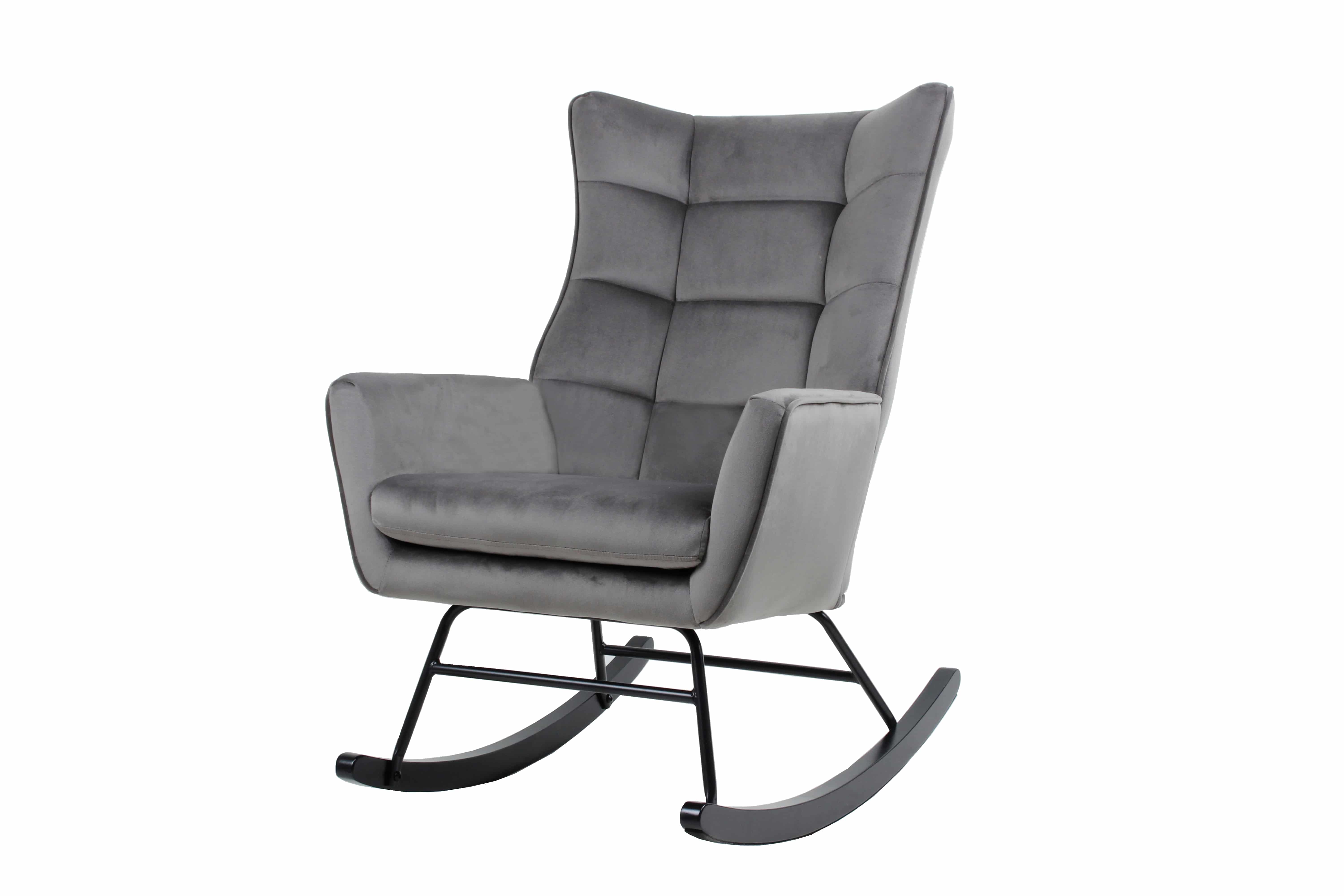 Schaukelstuhl Bryana 125 – Taupe-Beige 68×97×88 cm Schaukelstuhl Bryana 125 – Taupe-Beige 68×97×88 cm