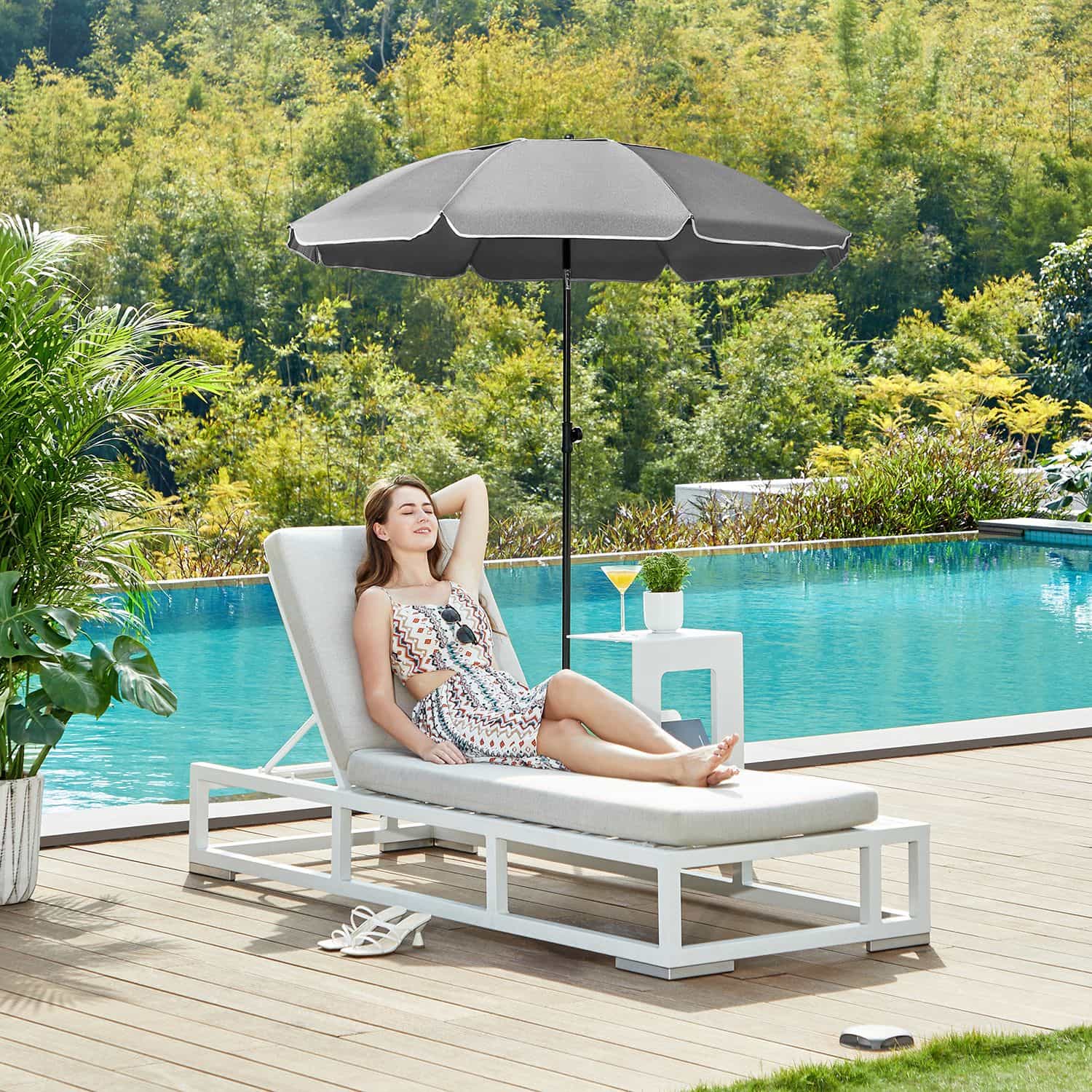 Sonnenschirm Ø 200 cm knickbar Sonnenschirm Ø 200 cm knickbar