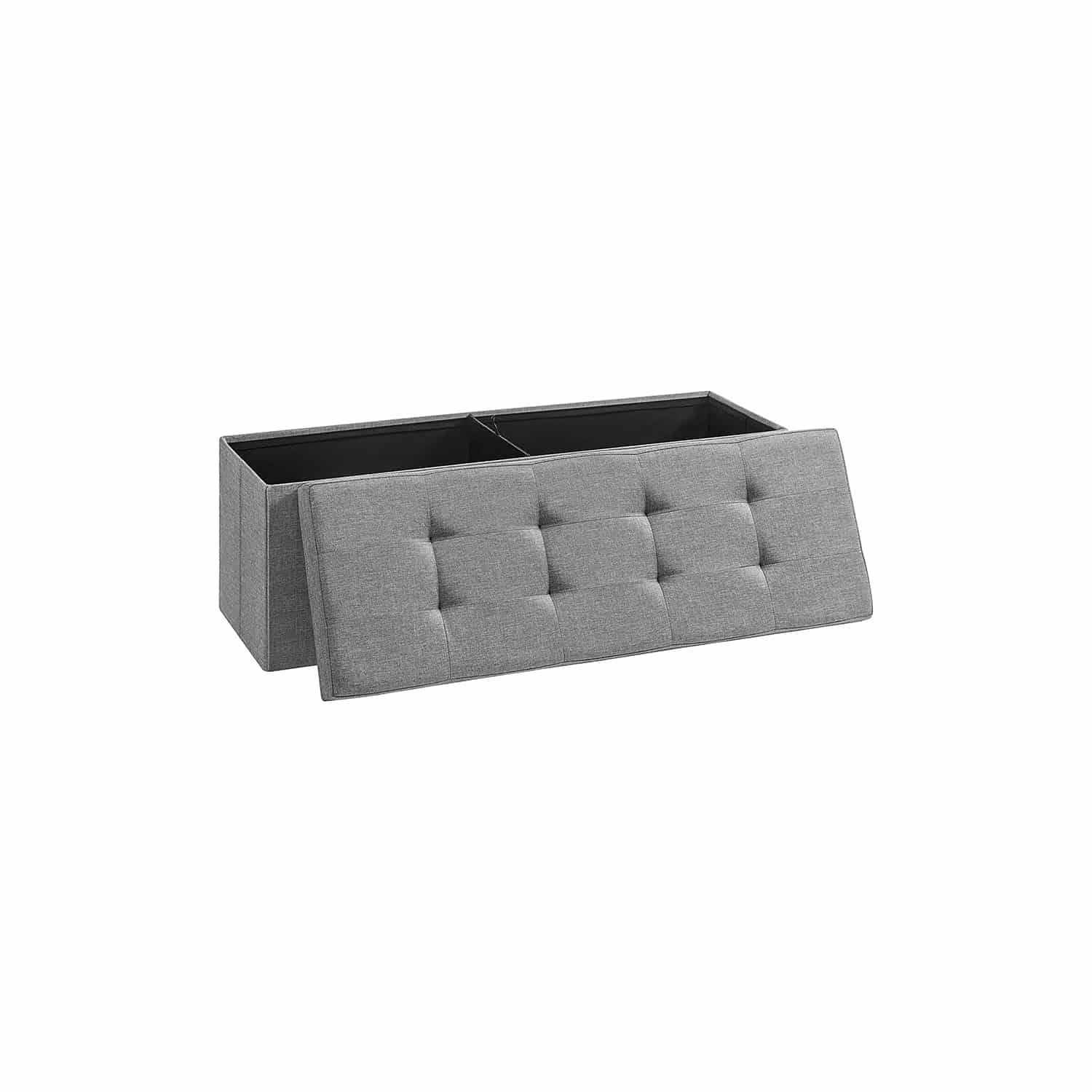 Sitzbank mit Stauraum 110 cm Hellgrau-B34LSF77G Sitzbank mit Stauraum 110 cm Hellgrau-B34LSF77G