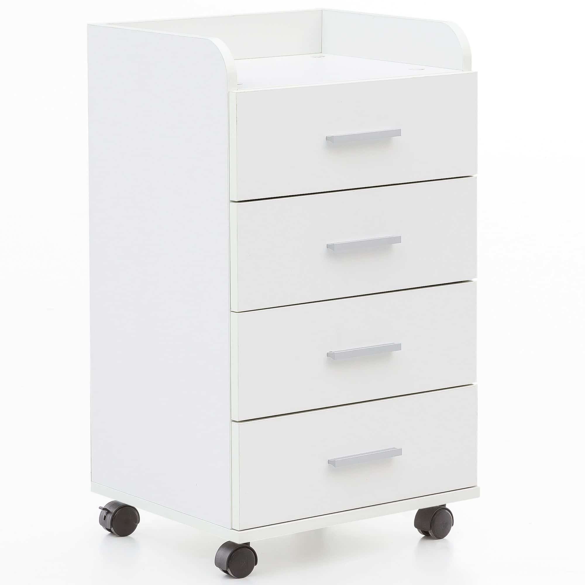 47552-WOHNLING-Rollcontainer-KENT-40x35x65-Weiss-WLqQacfHye2pK4U Rollcontainer WL5.748 40 x 70,5 x 33 cm Weiß