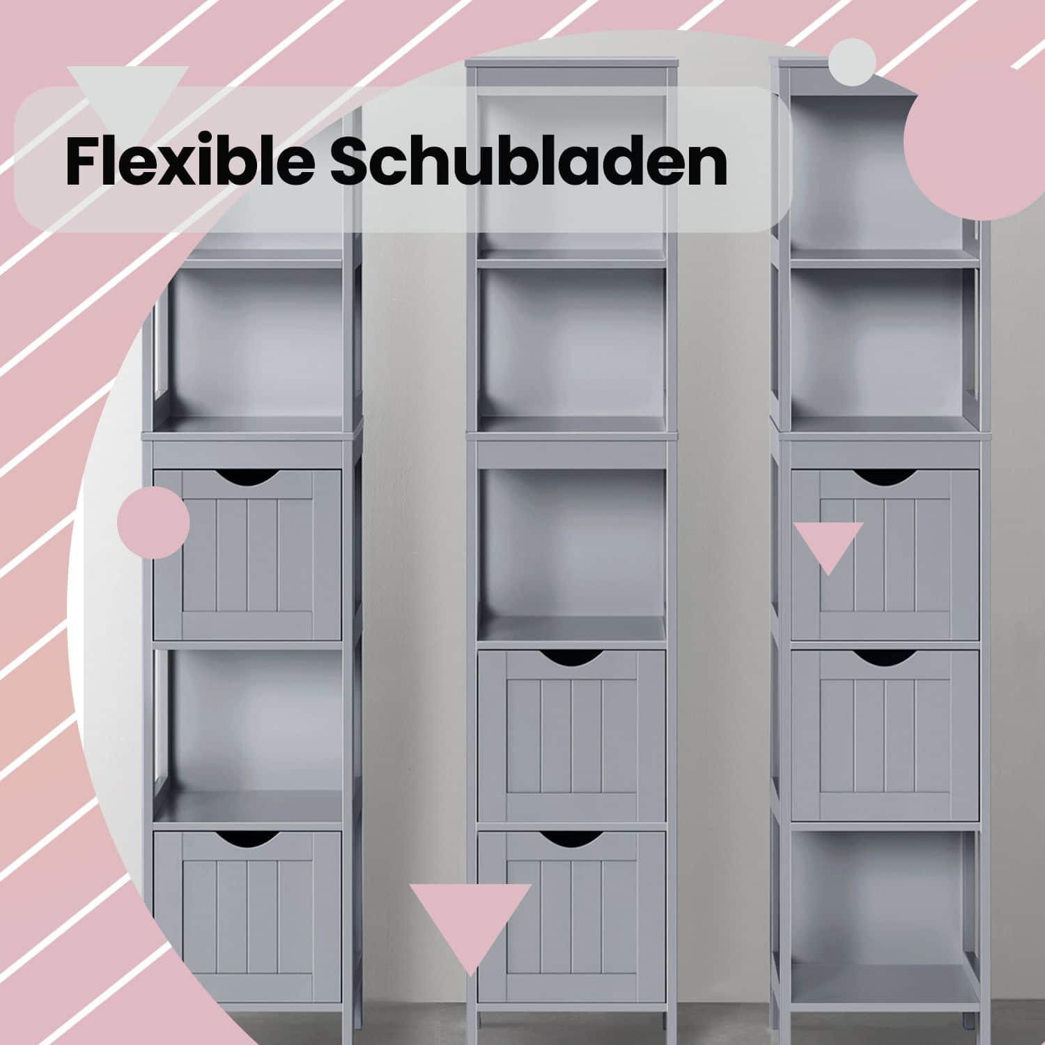 Badezimmerschrank, Schrank freistehend, Badezimmermöbel Badezimmerschrank, Schrank freistehend, Badezimmermöbel