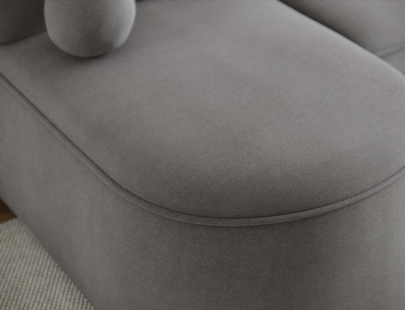 Ecksofa Livosa Grau mit Schlaffunktion & Bettkasten | Eltap | Poco