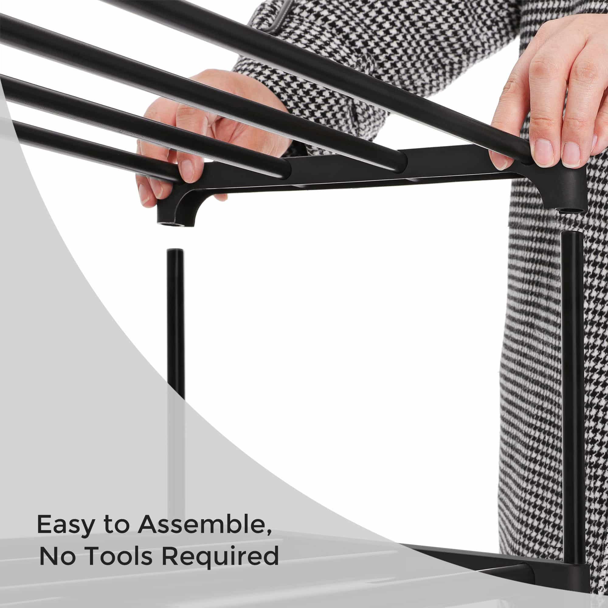 Schuhregal mit 3 Ablagen Schwarz-B34LSA303B02 Schuhregal mit 3 Ablagen Schwarz-B34LSA303B02