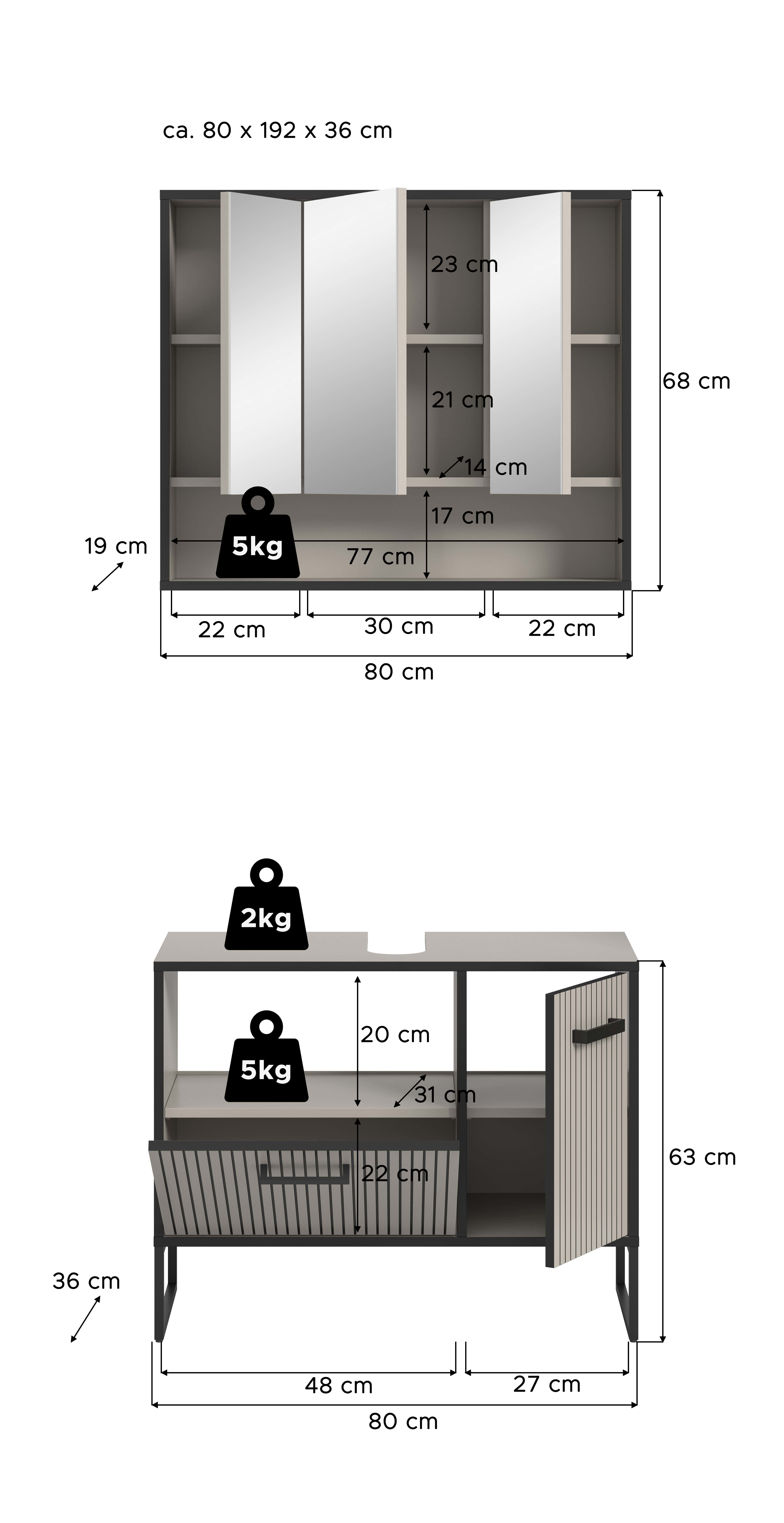 Bagno Badkombination Bagno Badkombination