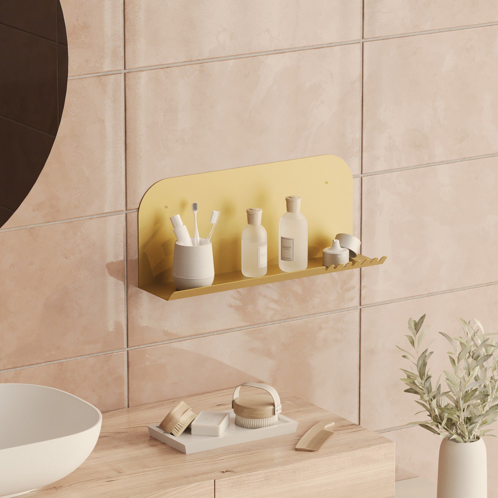 Long Pouch - Gold - Wandregal