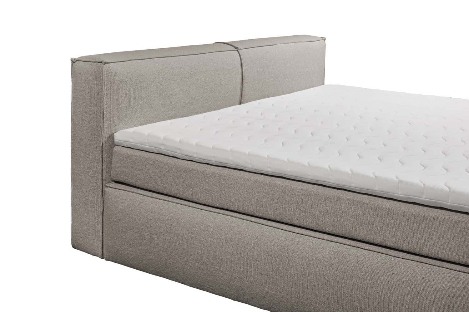 Boxspringbett Sandon 180 x 200 cm Farbe Stone mit Duo Matratze und HR Topper | sofort lieferbar Boxspringbett Sandon 180 x 200 cm Farbe Stone mit Duo Matratze und HR Topper | sofort lieferbar