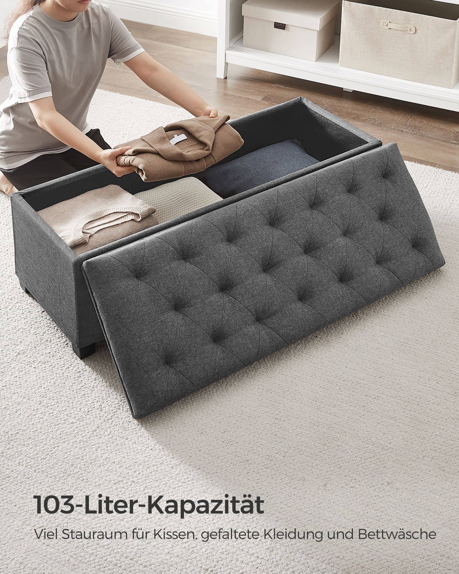 Sitzbank mit Stauraum faltbar