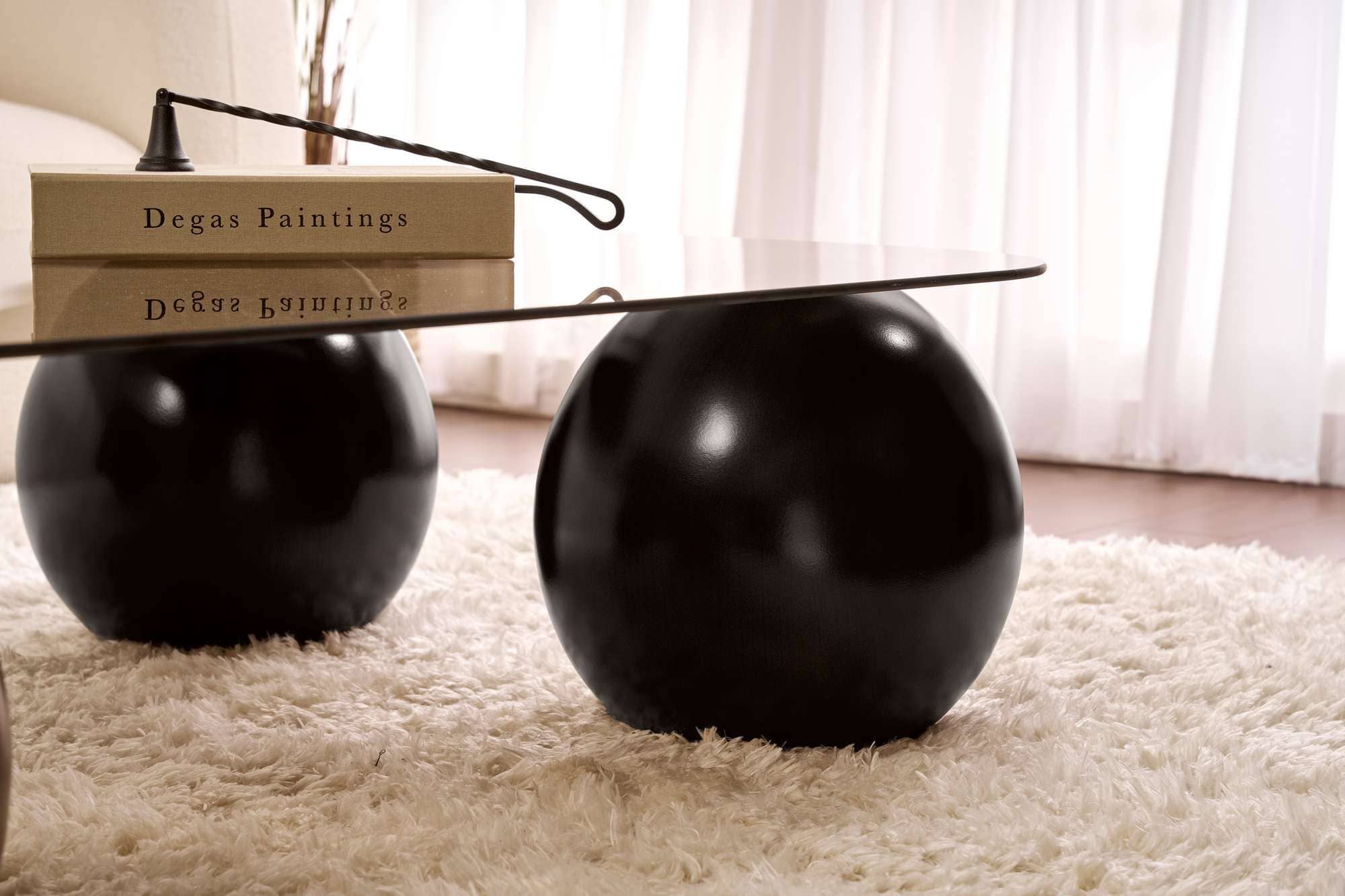 Evara - Schwarz, grau - Couchtisch