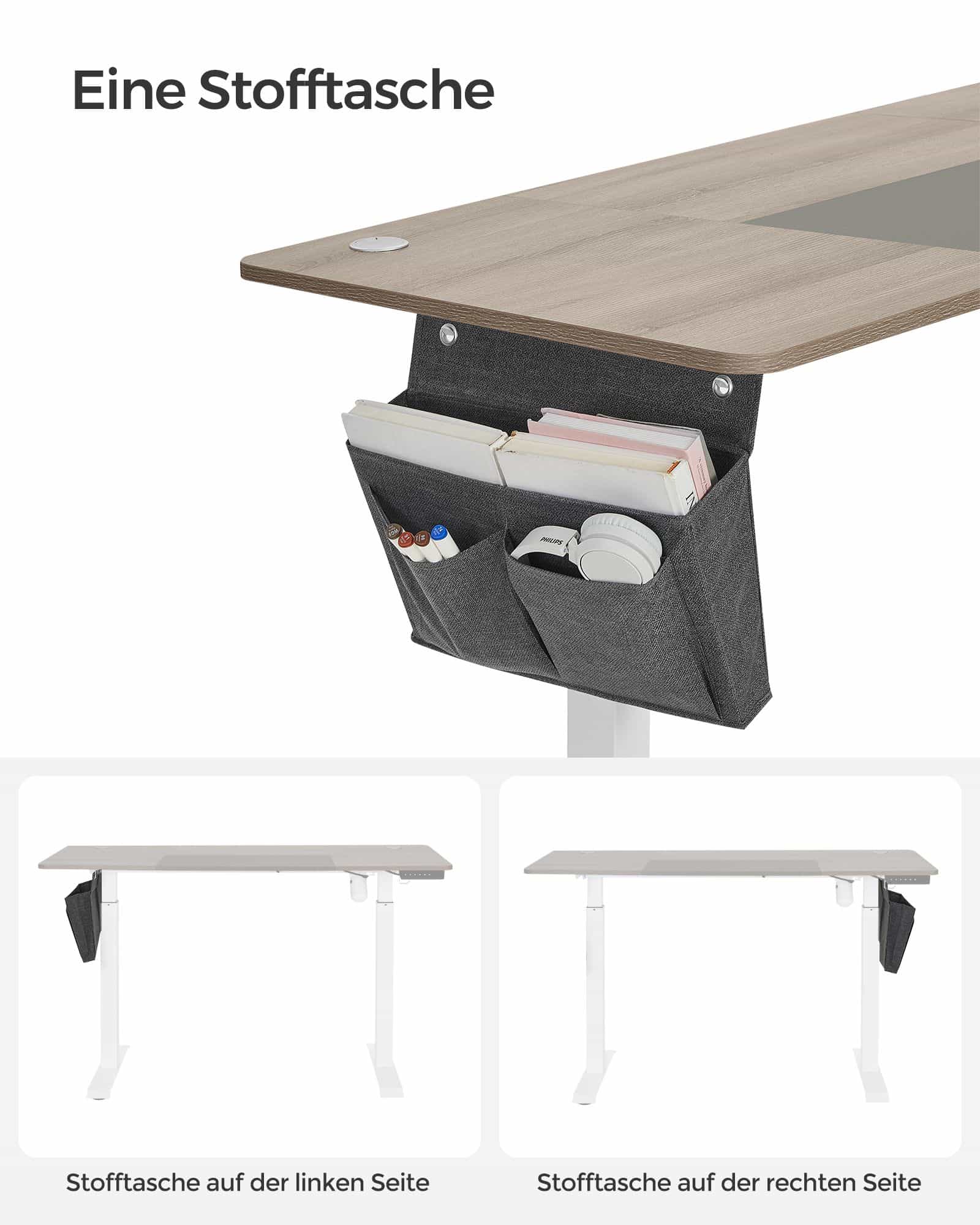 Höhenverstellbarer Schreibtisch mit 60 x 140 cm Platte-B34LSD016H01 Höhenverstellbarer Schreibtisch mit 60 x 140 cm Platte-B34LSD016H01