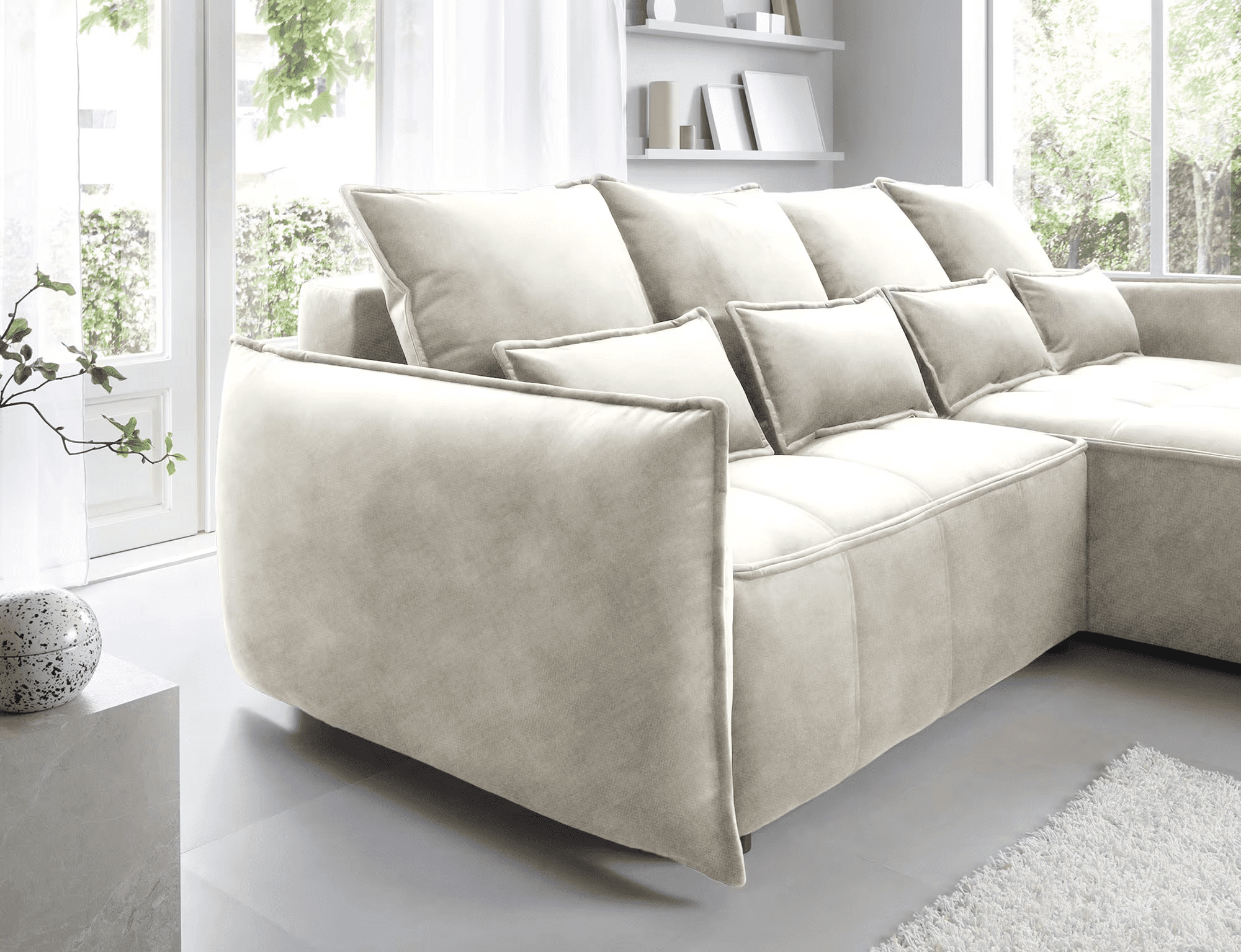 Ecksofa Dano mit Schlaffunktion – Maximale Entspannung trifft auf durchdachte Funktionalität Ecksofa Dano mit Schlaffunktion – Maximale Entspannung trifft auf durchdachte Funktionalität