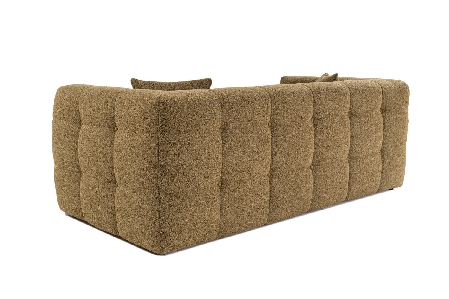 Sofa Cady 2-Sitzer Khaki – Mikrofaser Flock Sofa Cady 2-Sitzer Khaki – Mikrofaser Flock