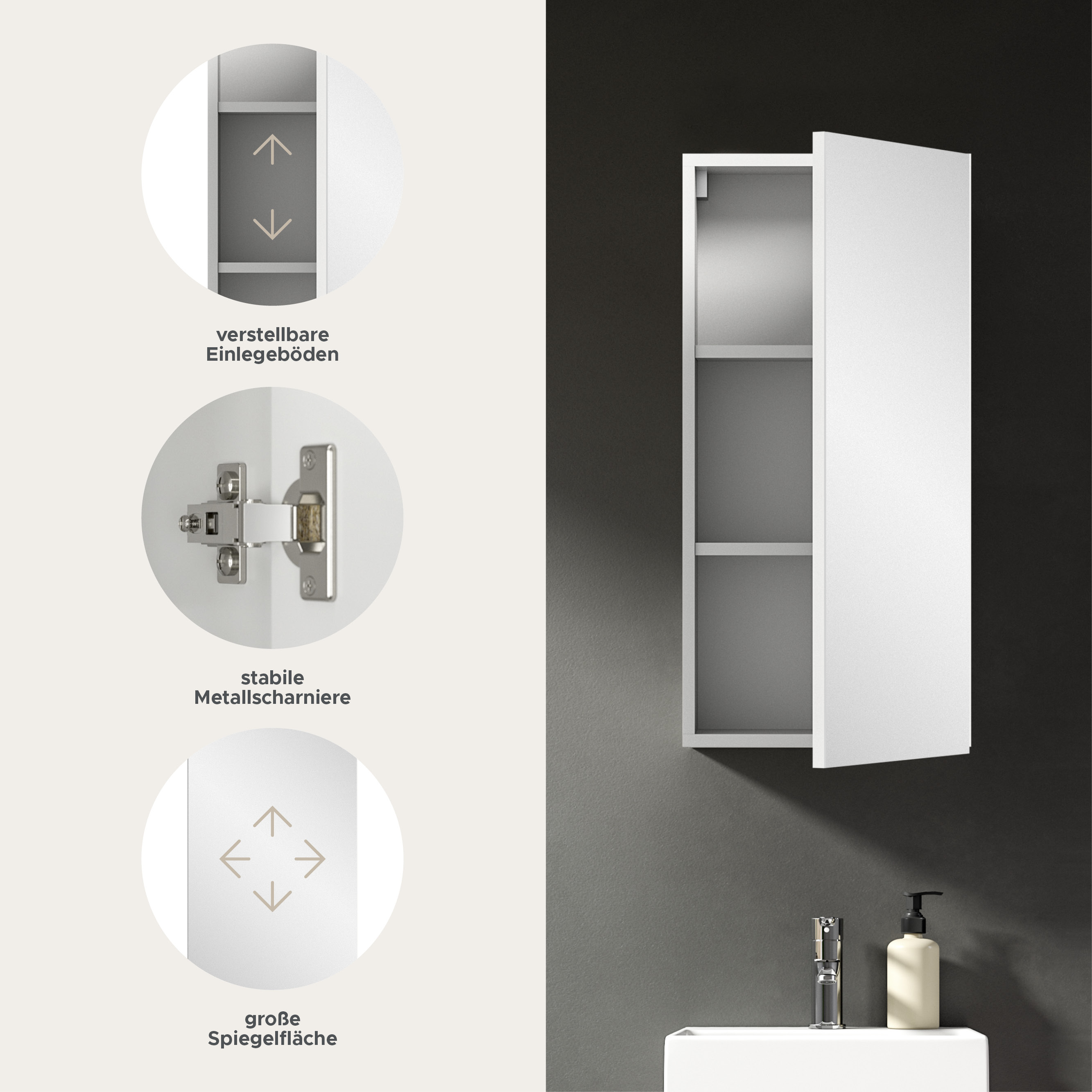 Vira Spiegelschrank Vira Spiegelschrank