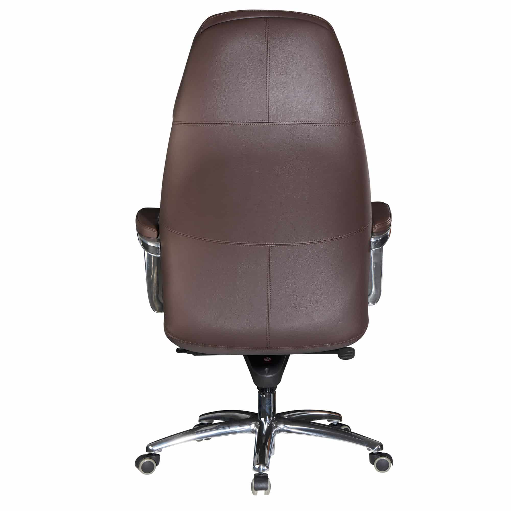 59474-Amstlye-Buerostuhl-Leder-braun-SPM1-437-SPM1-437_8 Designer Bürostuhl Bezug Echtleder Braun Schreibtischstuhl bis 120 kg