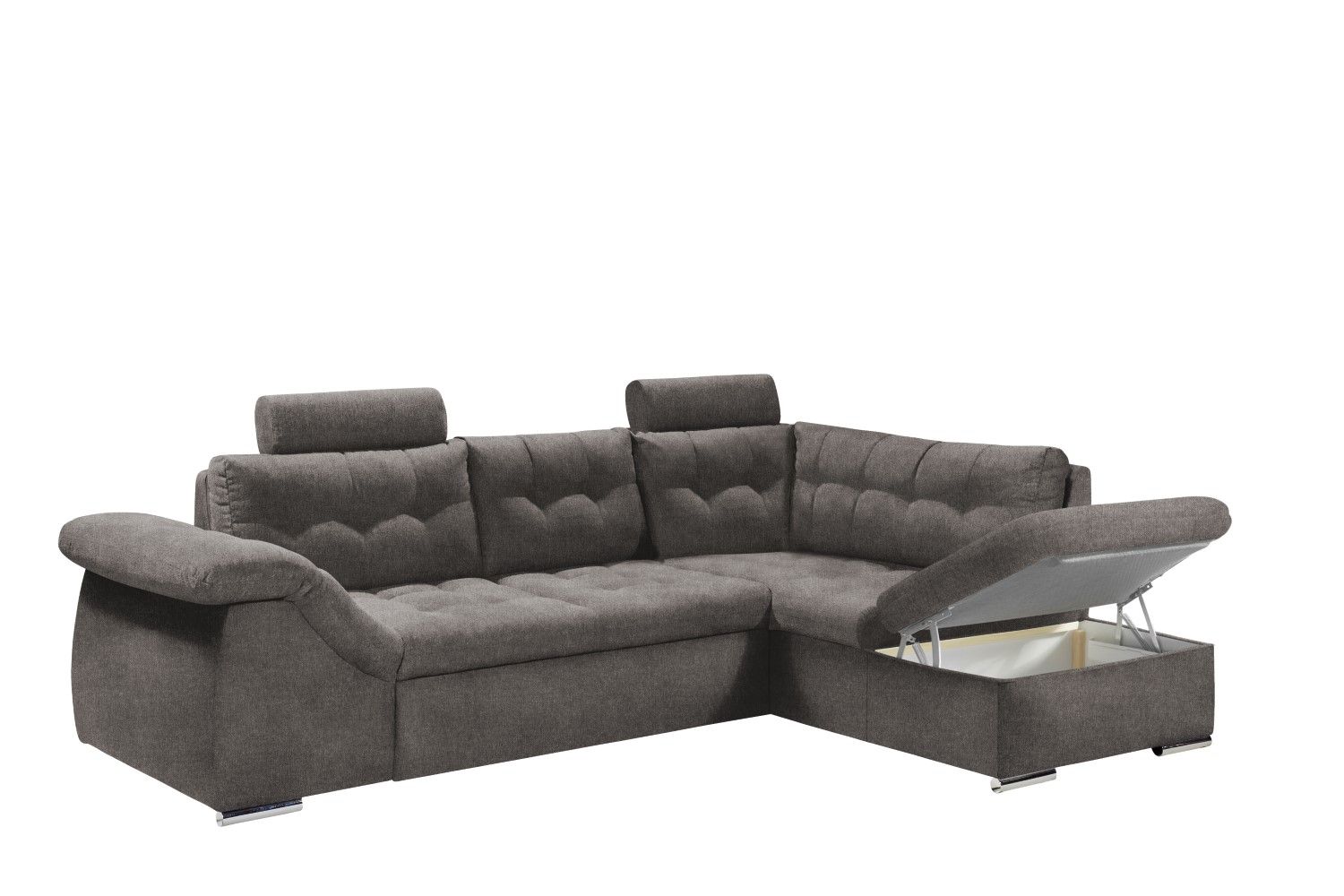 ED Exciting Design Ecksofa Oman mit Schlaffunktion & Bettkasten