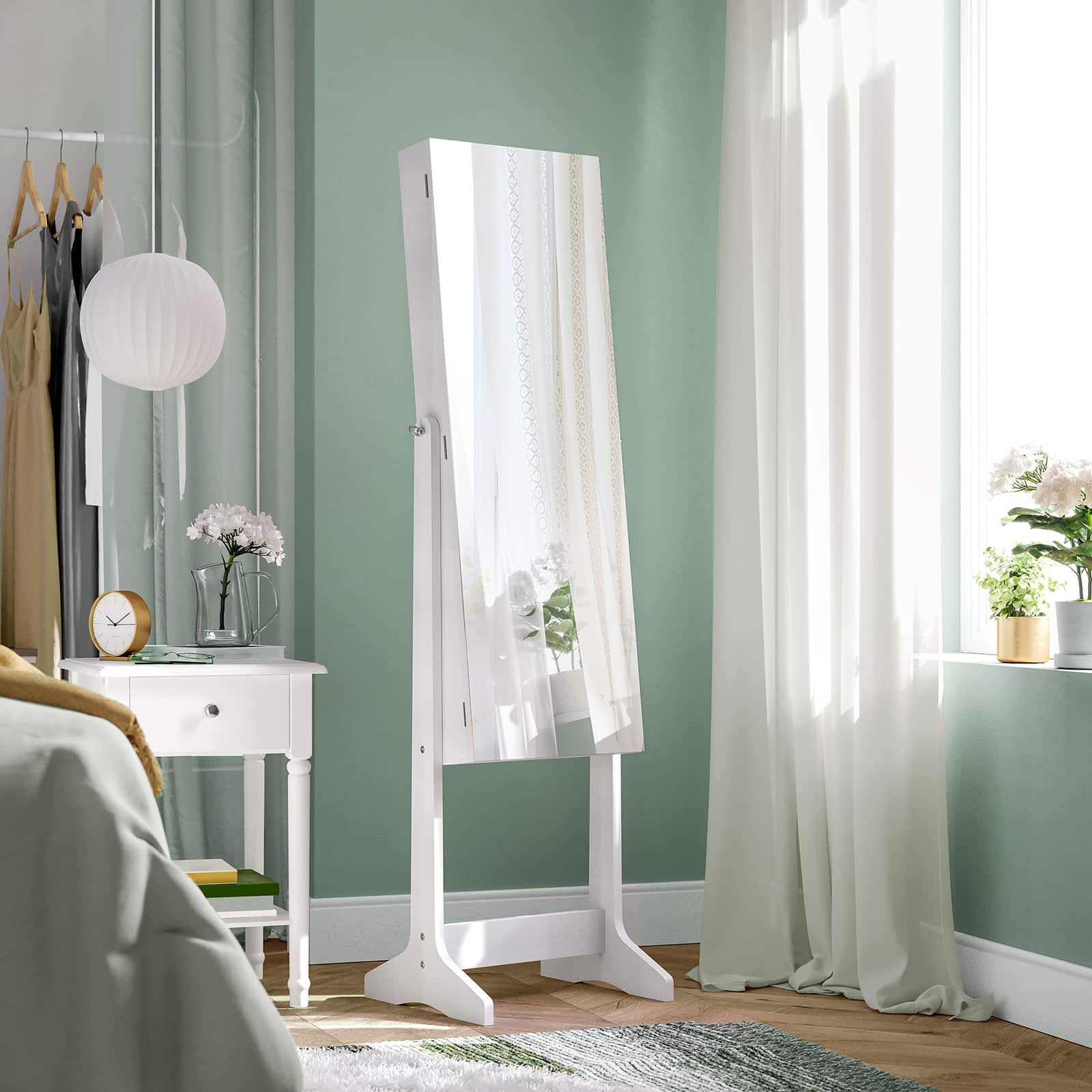 Schmuckschrank weiß-B34JJC002W01 Schmuckschrank weiß-B34JJC002W01