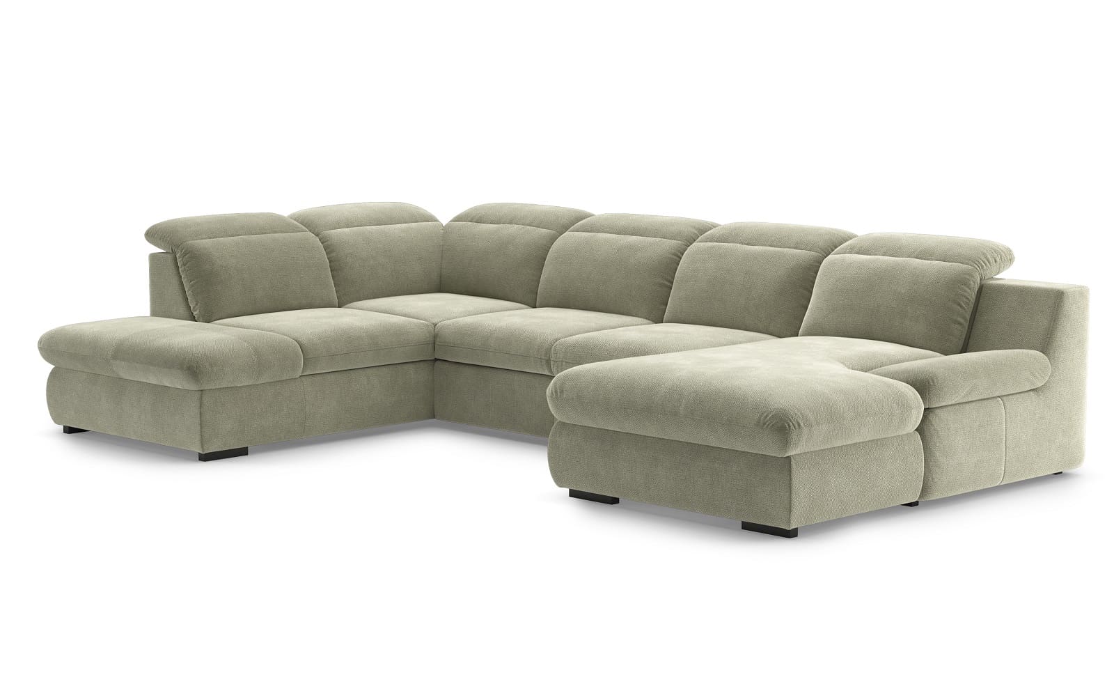 Lorena Wohnlandschaft mit Schlaffunktion und Bettkasten - Cotta Lorena Wohnlandschaft mit Schlaffunktion und Bettkasten - Cotta