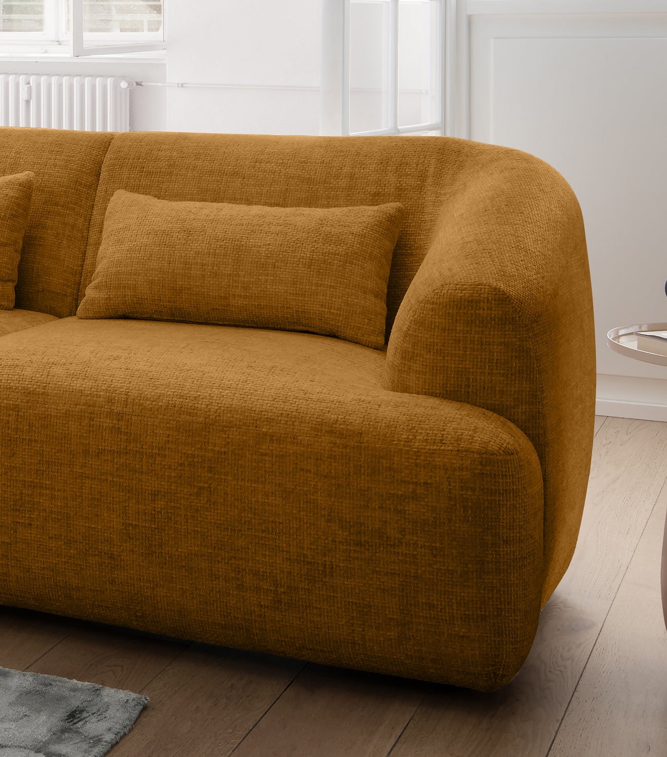 Ecksofa Caponi von Benformato - mit Tonnentaschenfederkern Ecksofa Caponi von Benformato - mit Tonnentaschenfederkern