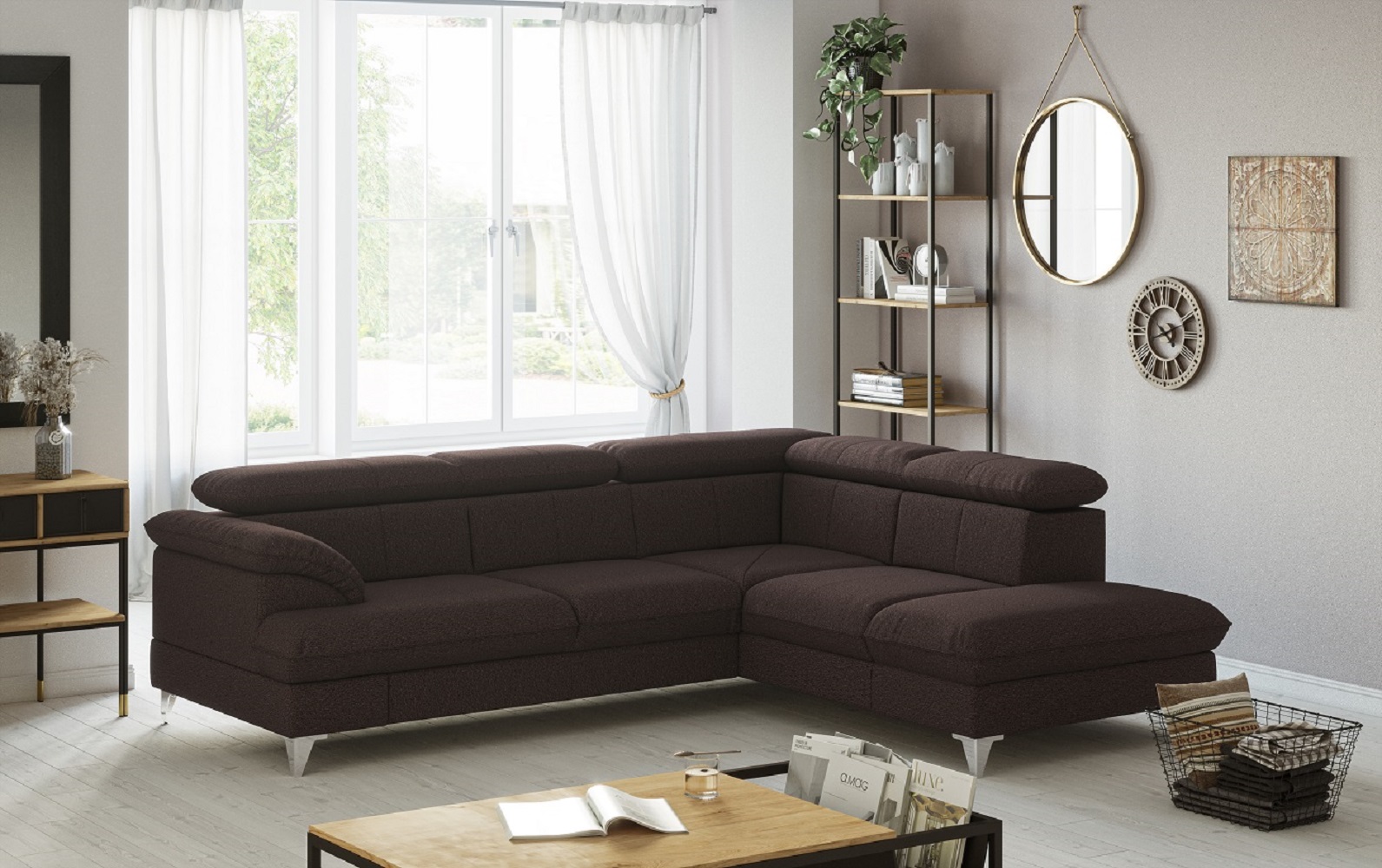 Ecksofa David mit Schlaffunktion - Cotta Ecksofa David mit Schlaffunktion - Cotta
