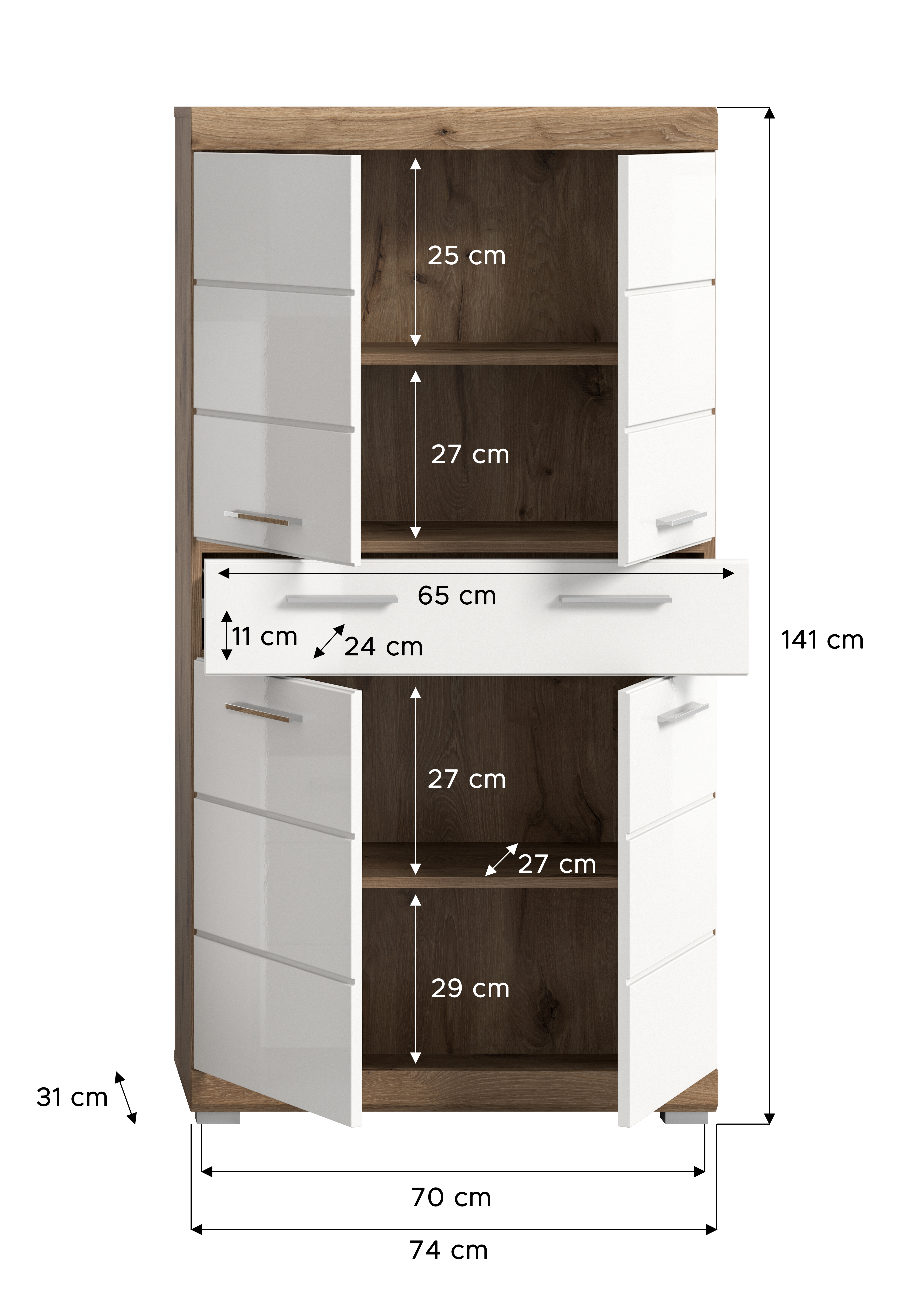 Wave Standschrank breit Wave Standschrank breit