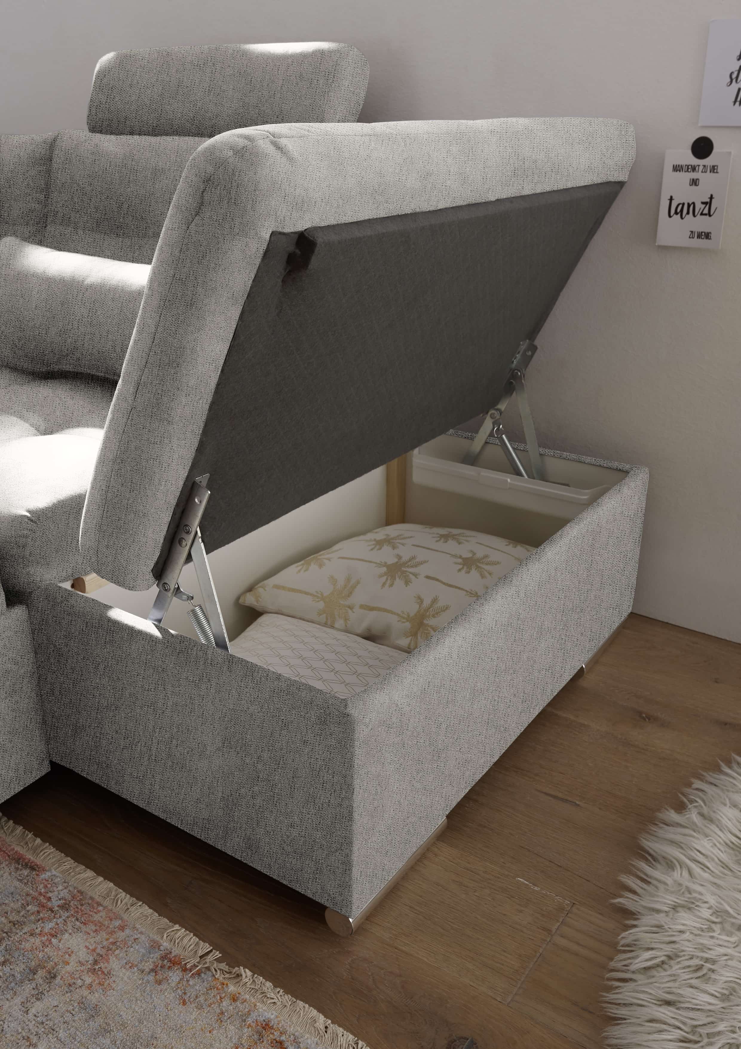Schlafsofa Taupe - Medan XXL Schlafsofa Taupe - Medan XXL