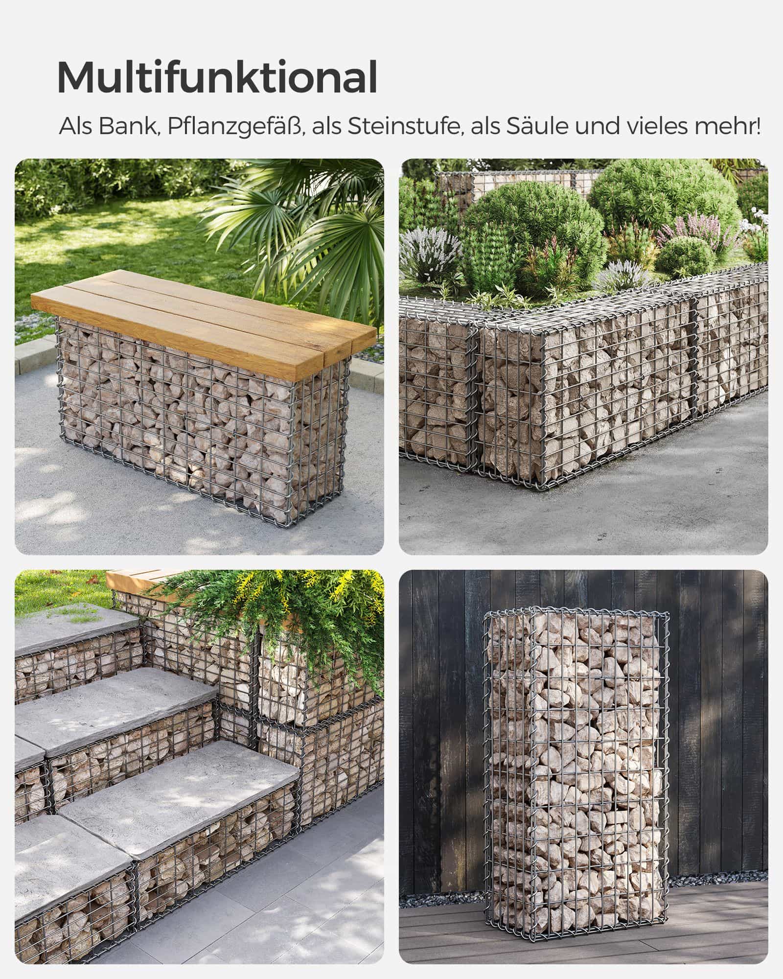 Gabionenkörbe mit 5 x 10 cm Maschenweite-B34GGB253V1 Gabionenkörbe mit 5 x 10 cm Maschenweite-B34GGB253V1