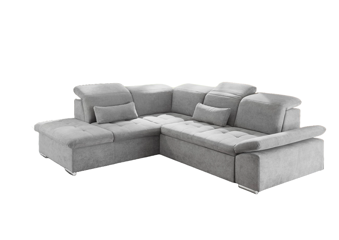 Ecksofa mit Schlaffunktion Wayne - verstellbaren Kopf- und Rückenlehnen Ecksofa mit Schlaffunktion Wayne - verstellbaren Kopf- und Rückenlehnen