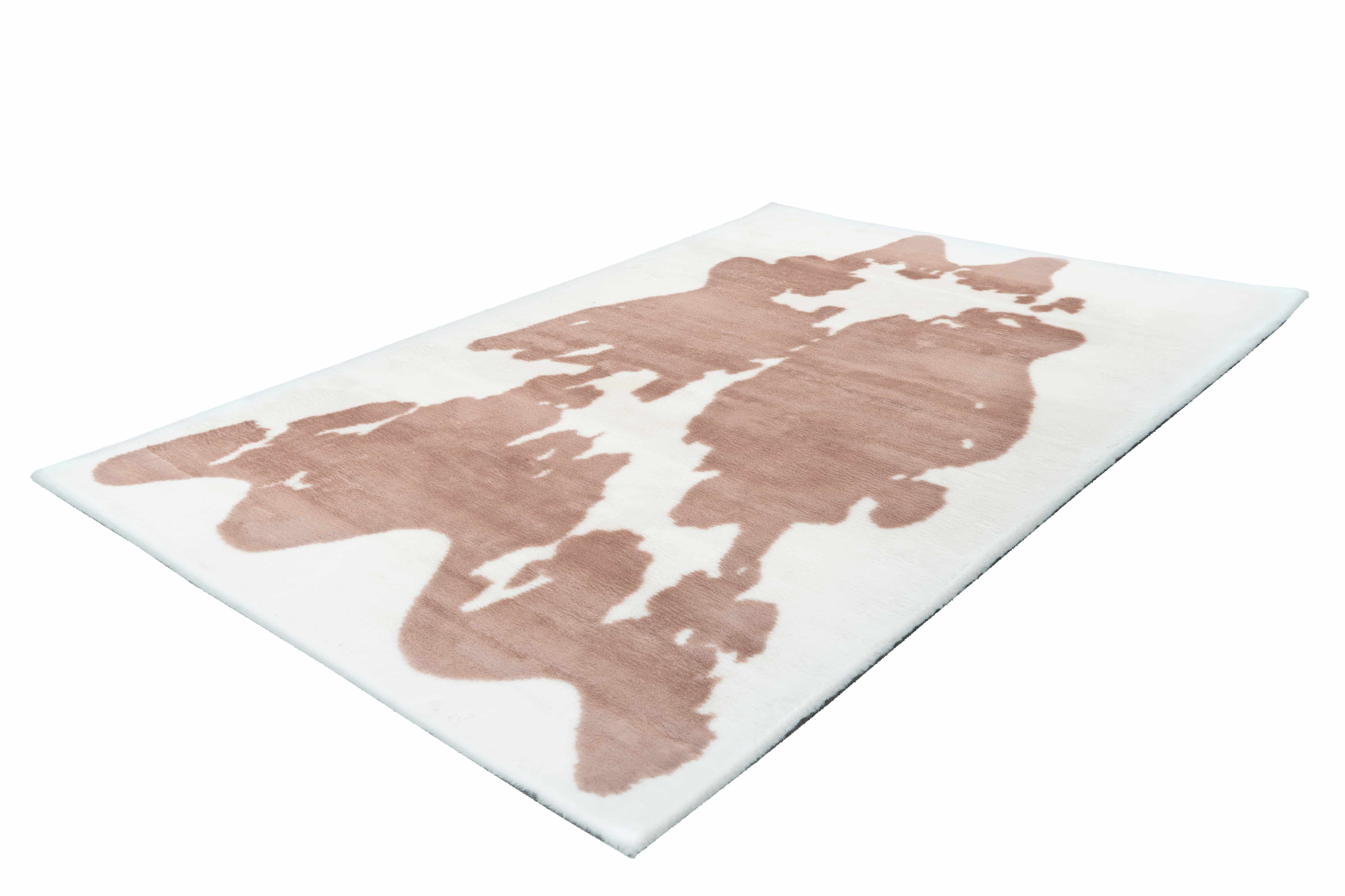 Rabbit Animal 500 Taupe / Weiß 160cm x 230cm Rabbit Animal 500 Taupe / Weiß 160cm x 230cm