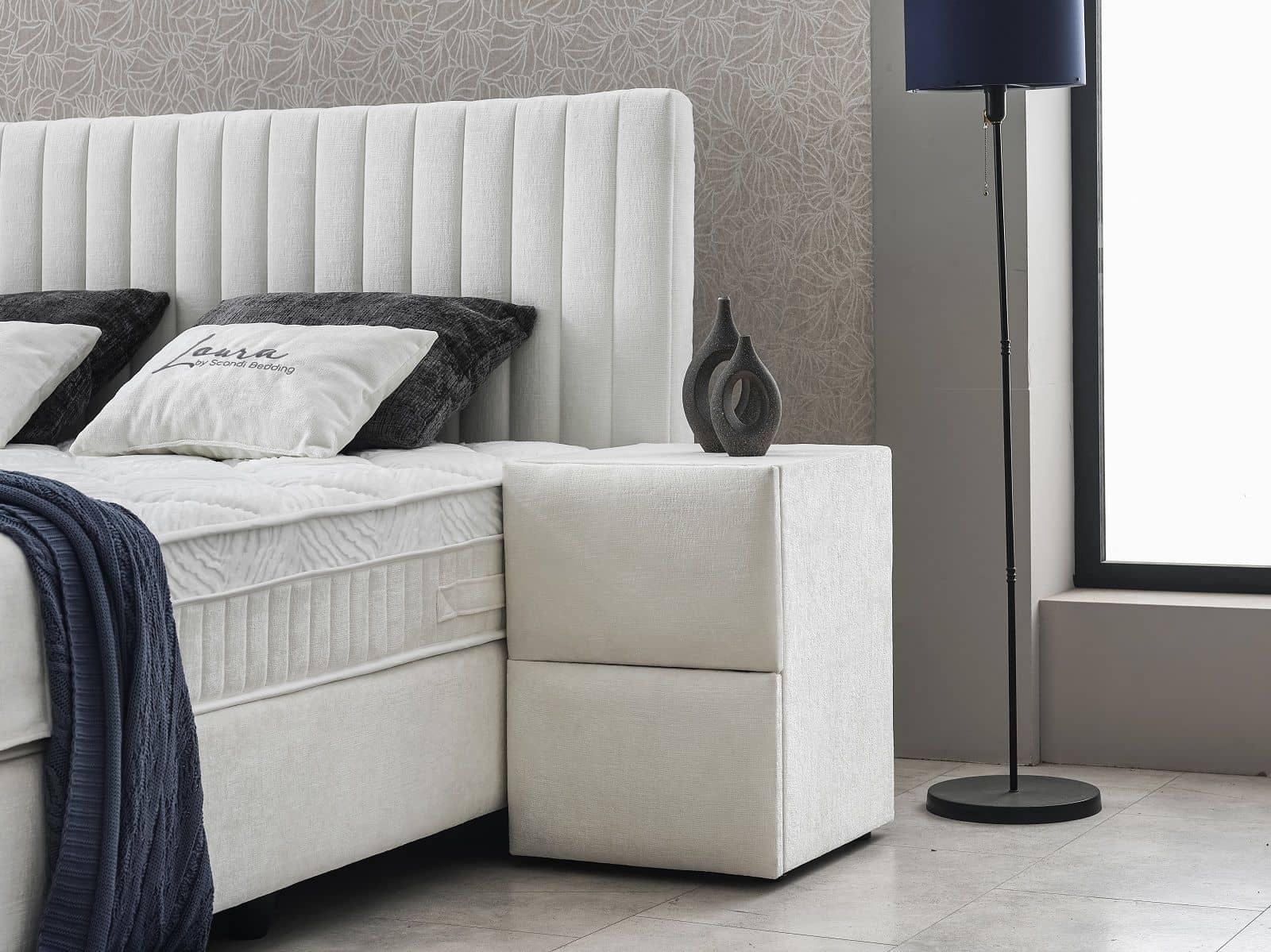 Boxspringbett Laura | verschiedene Größen wählbar| Creme – ABC Bedding mit Teddy-Stoff & Stauraum Boxspringbett Laura | verschiedene Größen wählbar| Creme – ABC Bedding mit Teddy-Stoff & Stauraum