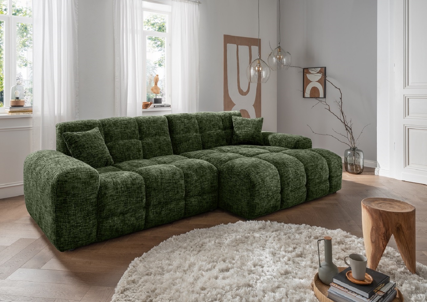 Ecksofa Bosco von Benformato - mit Tonnentaschenfederkern Ecksofa Bosco von Benformato - mit Tonnentaschenfederkern