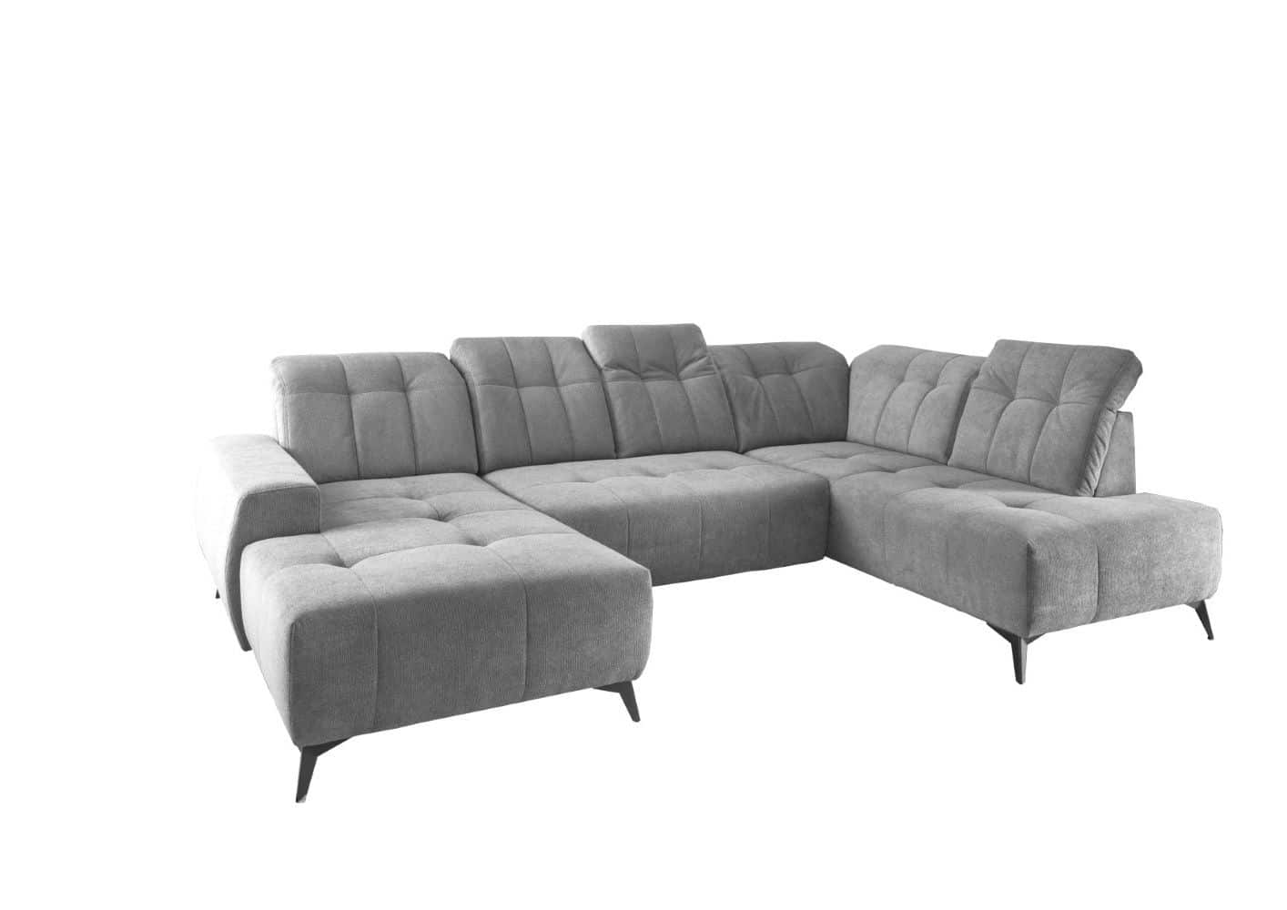 U-Form Wohnlandschaft Sano mit Elektrofunktion | Benformato