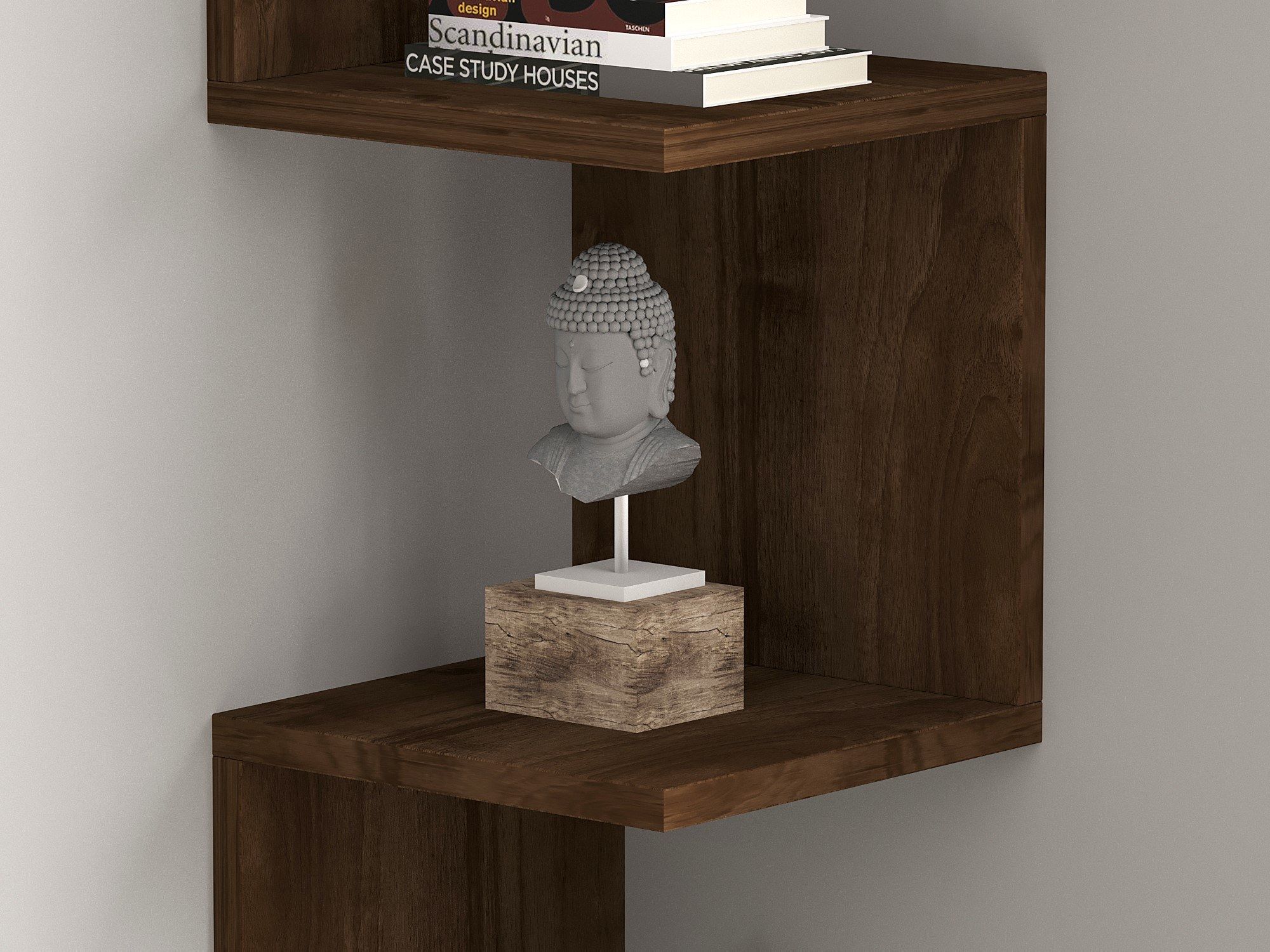 Zikzak - Walnus - Wandregal Zikzak - Walnus - Wandregal