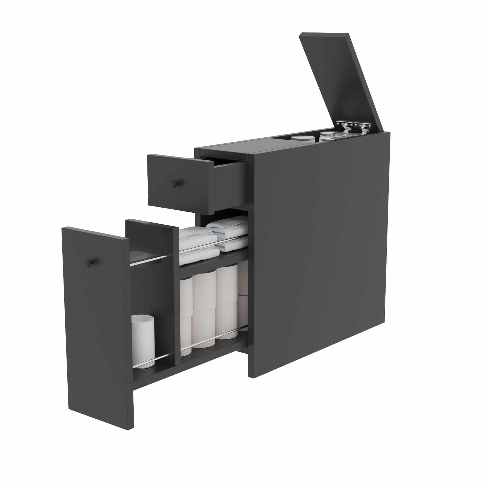 Calencia - weiß - Badezimmerschrank