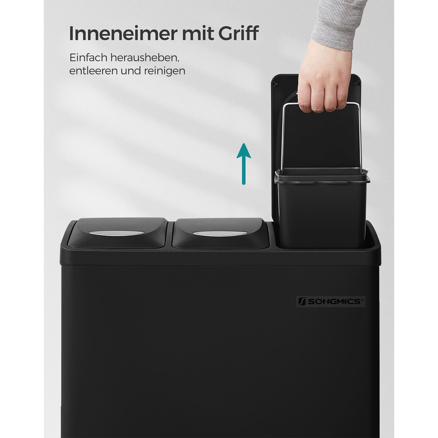 Mülleimer 24 Liter-B34LTB24BK Mülleimer 24 Liter-B34LTB24BK