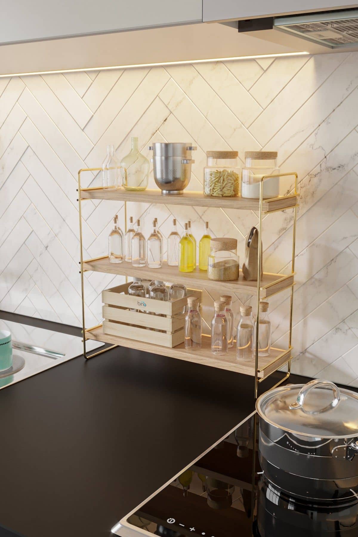 Masa Organizer - gold - Regal