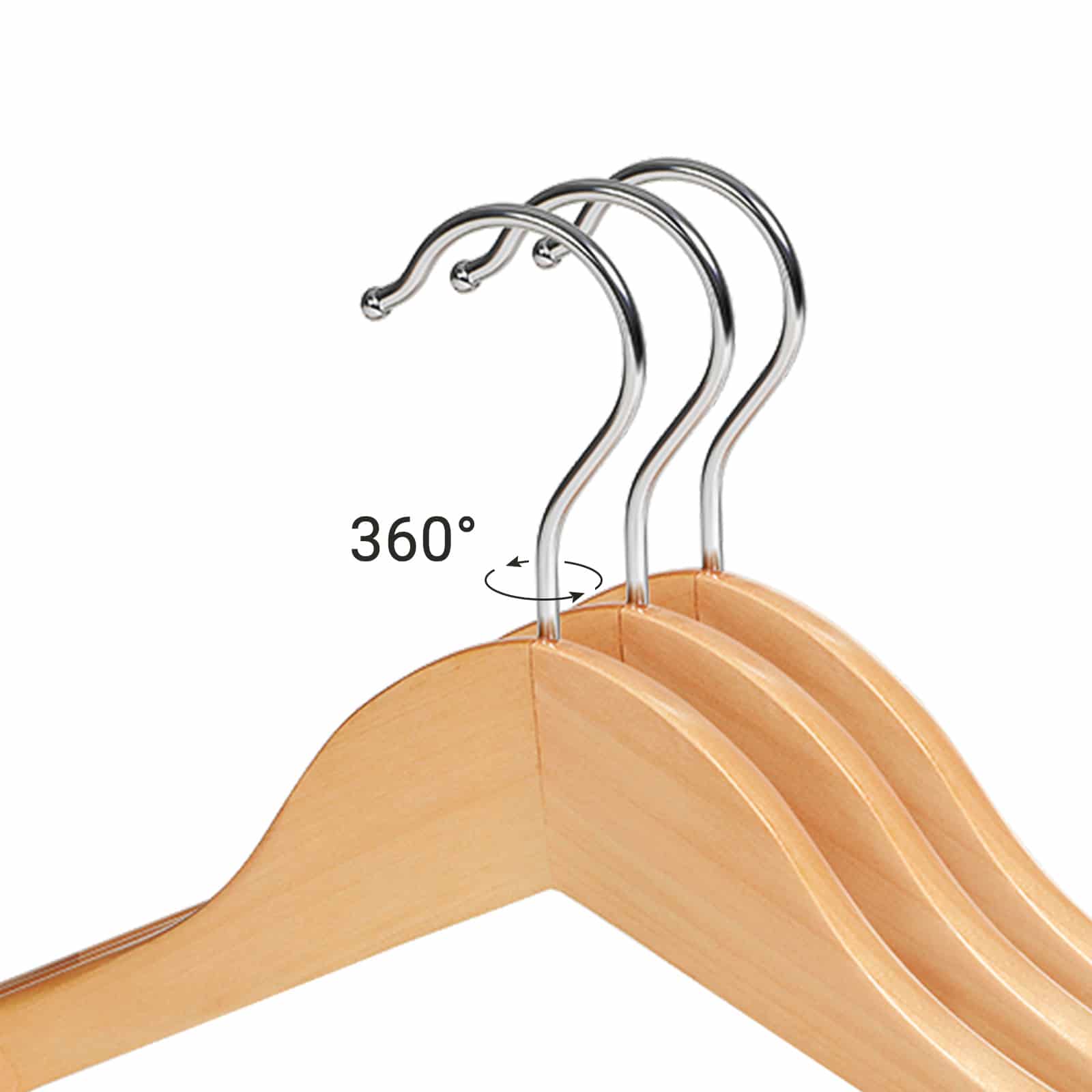 Kleiderbügel aus Massivholz-CRSH06NL Kleiderbügel aus Massivholz-CRSH06NL