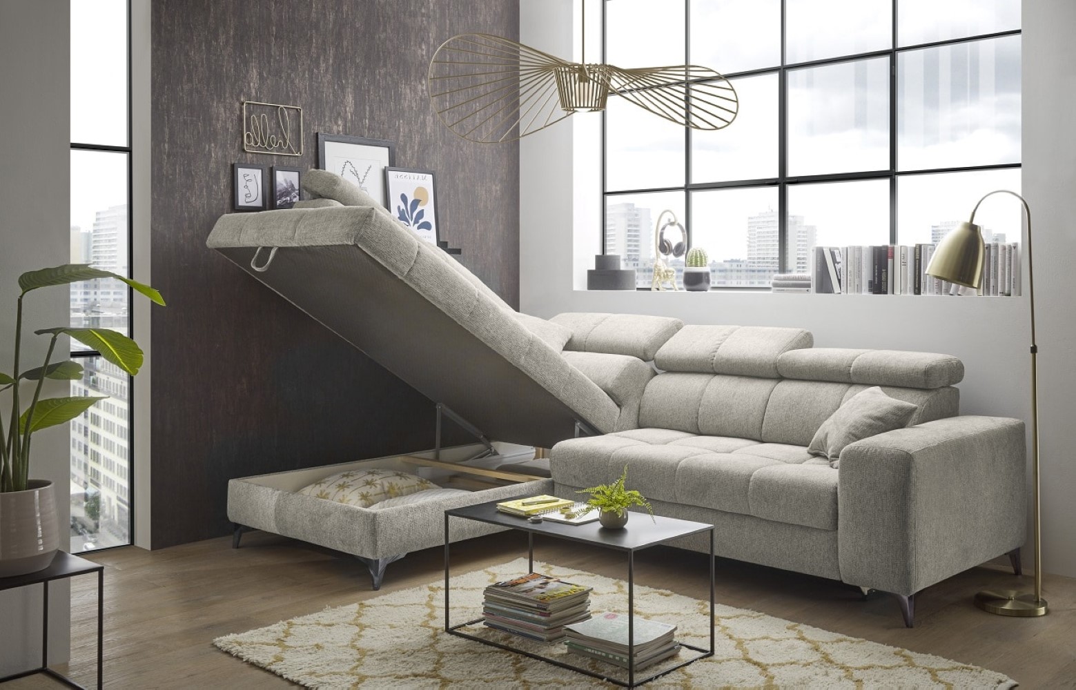 Ecksofa mit Schlaffunktion Sydney - ED Exciting Design Ecksofa mit Schlaffunktion Sydney - ED Exciting Design