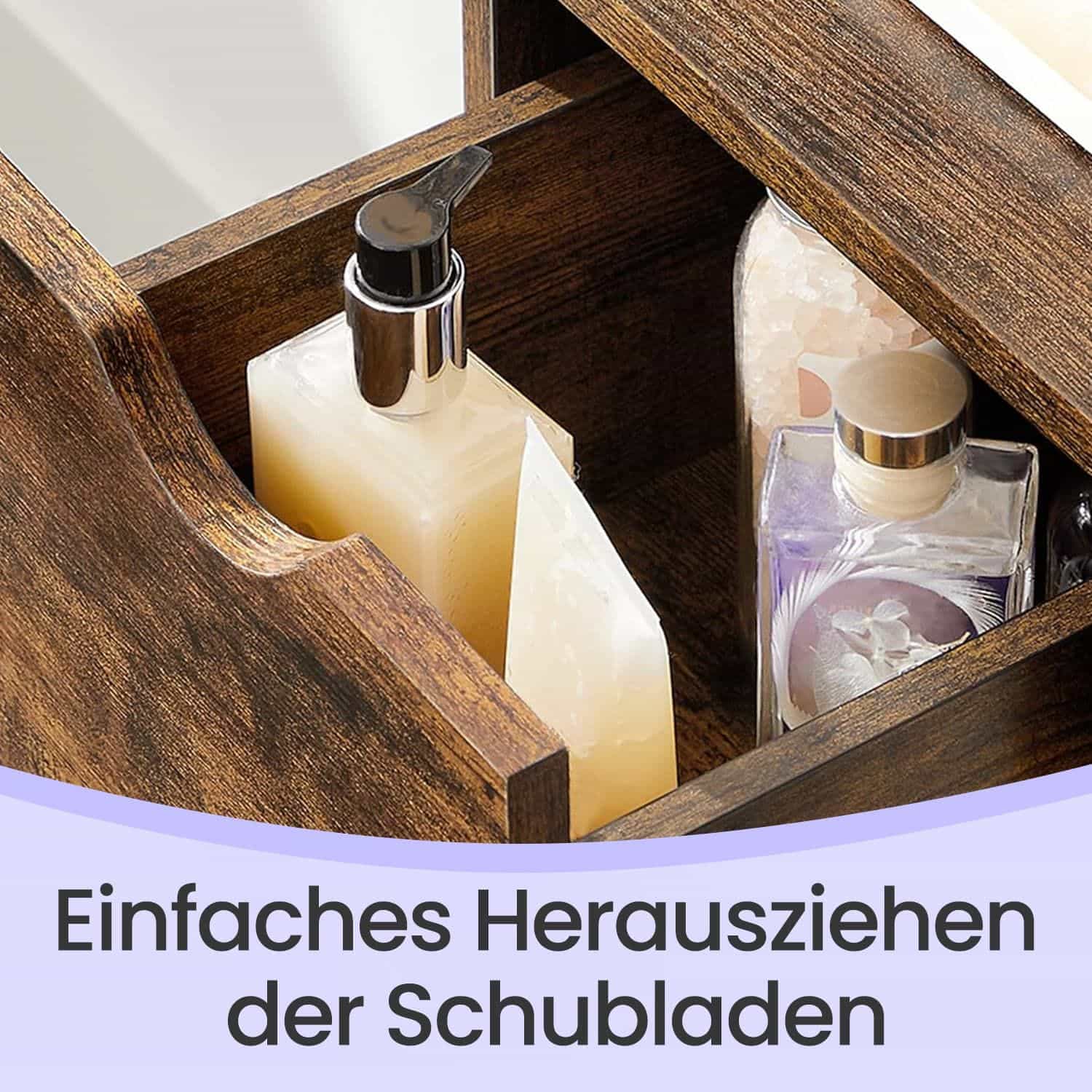 Badezimmerschrank, Aufbewahrungsschrank, mit 3 Schubladen Badezimmerschrank, Aufbewahrungsschrank, mit 3 Schubladen