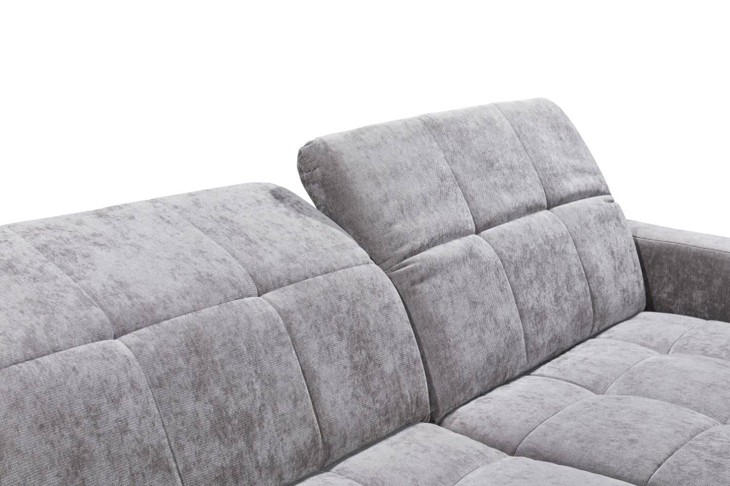 ED Exciting Design Sofa Stormport mit elektrischer Sitztiefe | Mikrofaser Holms