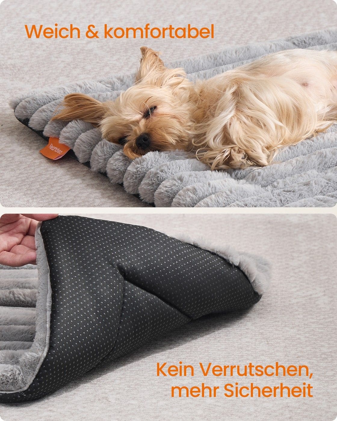 Hundedecke S 75 x 50 cm maschinenwaschbar taubengrau Hundedecke S 75 x 50 cm maschinenwaschbar taubengrau