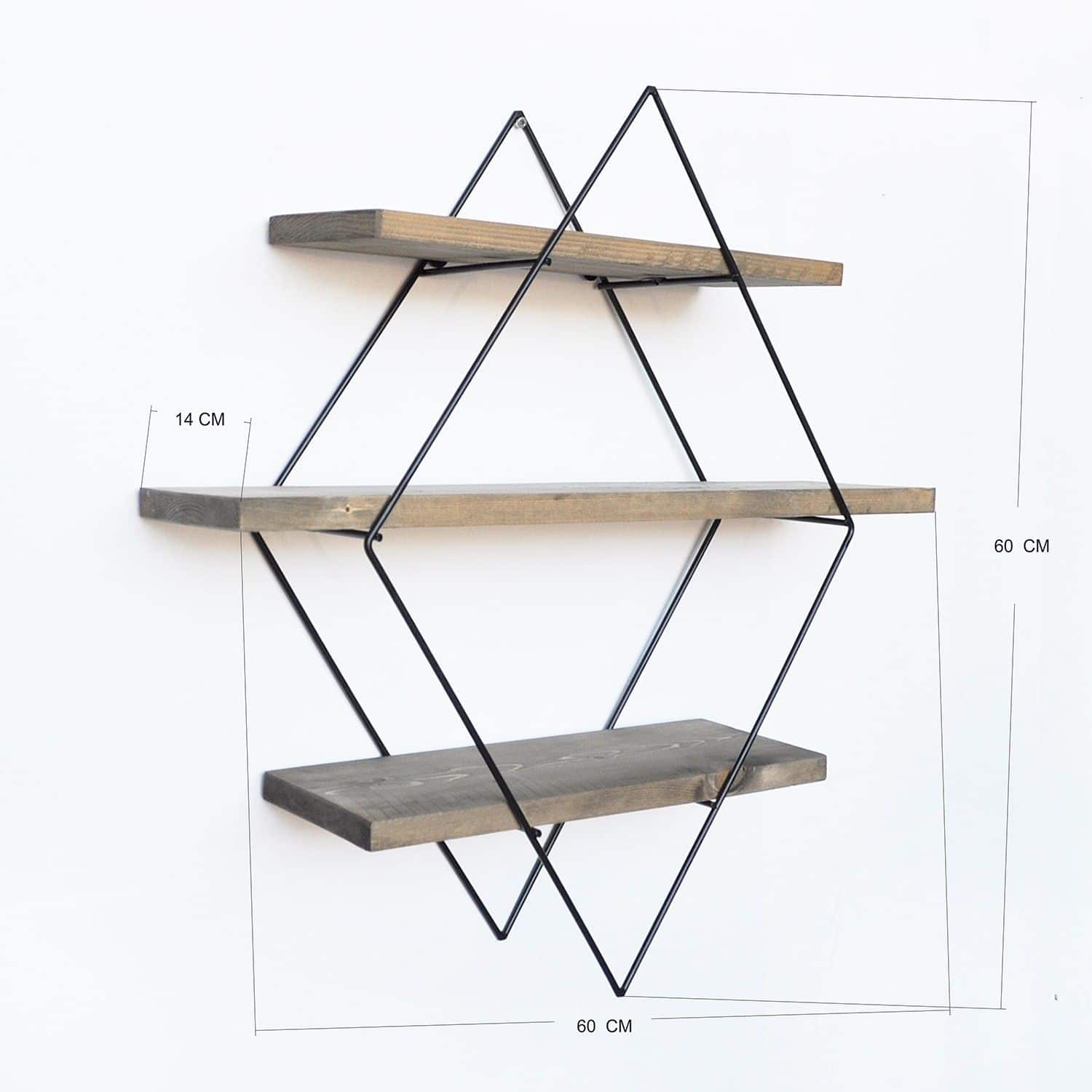 Wr007 - Holz Wandregal